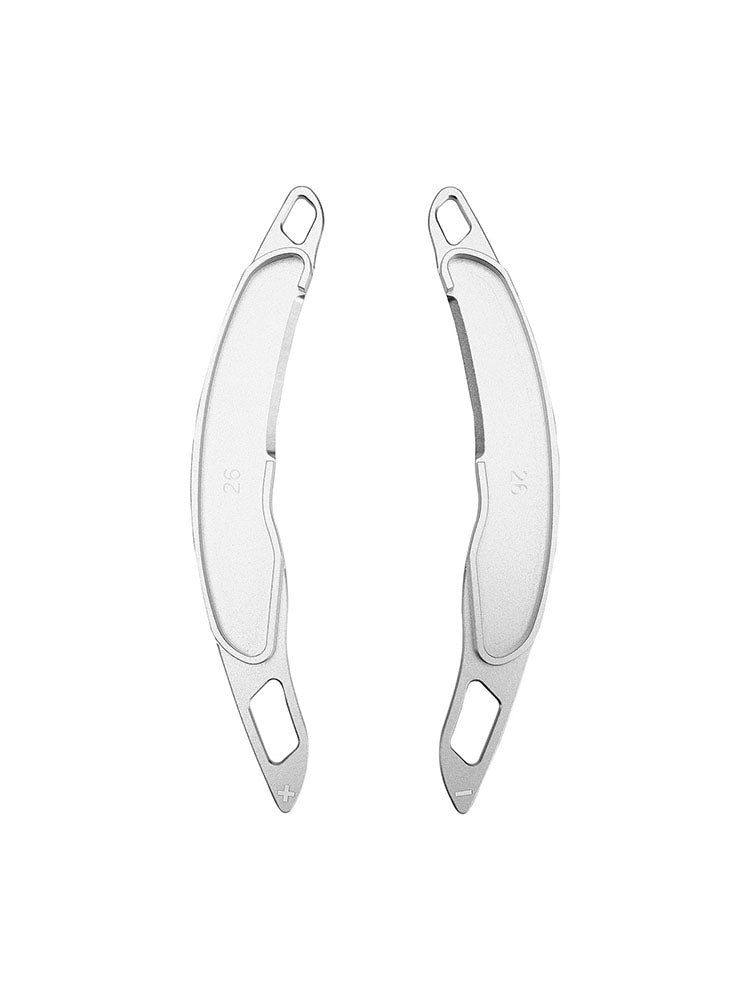 Stuurschakelpeddels voor Mitsubishi ASX 2013-2015 zilver aluminium