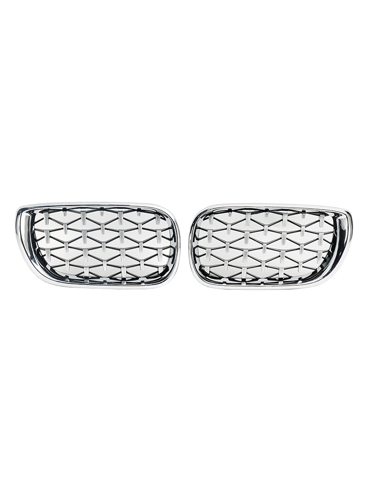 Par Chrome Diamond Grille za BMW E46 Saloon/Touring Facelift 2002-2005 4DR
