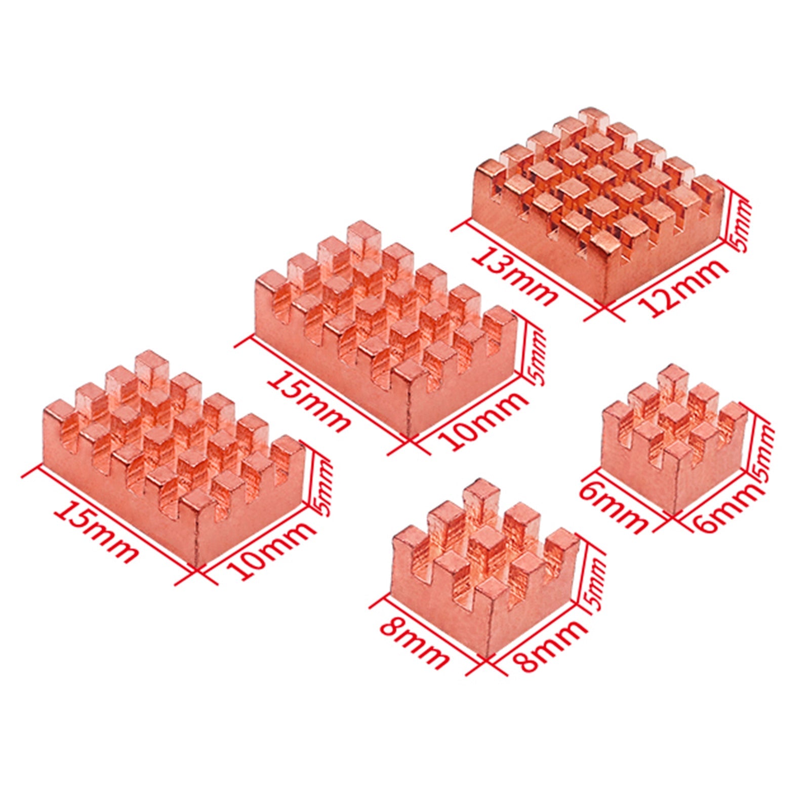 Banana pi aperta un radiatore in rame puro con dispositivo di raffreddamento del processore adesivo