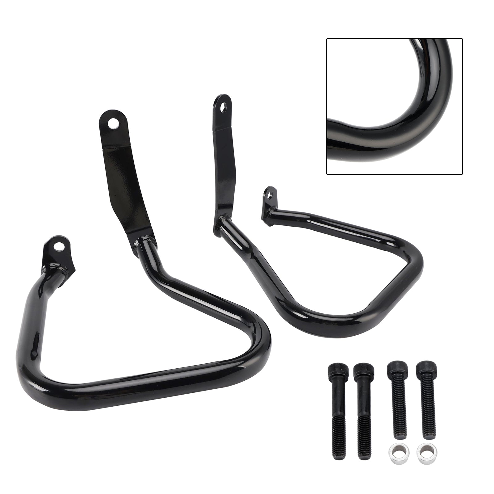 Protection de moteur et pare-chocs anti-collision pour Low Rider Fxlrst 2022-2024, noir