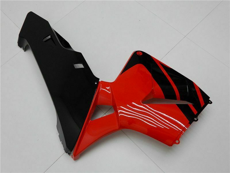 Kit de carénage en plastique ABS noir et rouge pour Honda CBR600RR 2005-2006