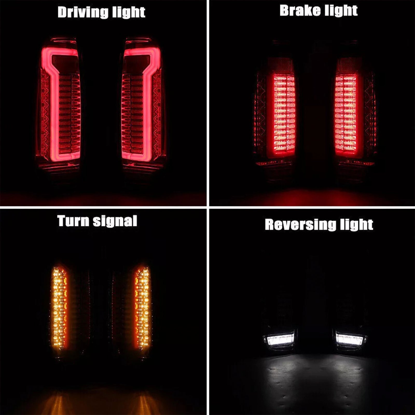 Par de luces traseras LED ahumadas para Nissan Navara D40 Frontier 2005-2012