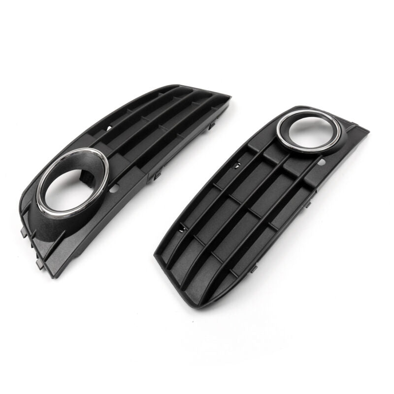 Beschermende raster voor brandweerman koplamp vóór euro, Matt Black, compatibel met Audi A4 A4L B8 2009-2011 generiek