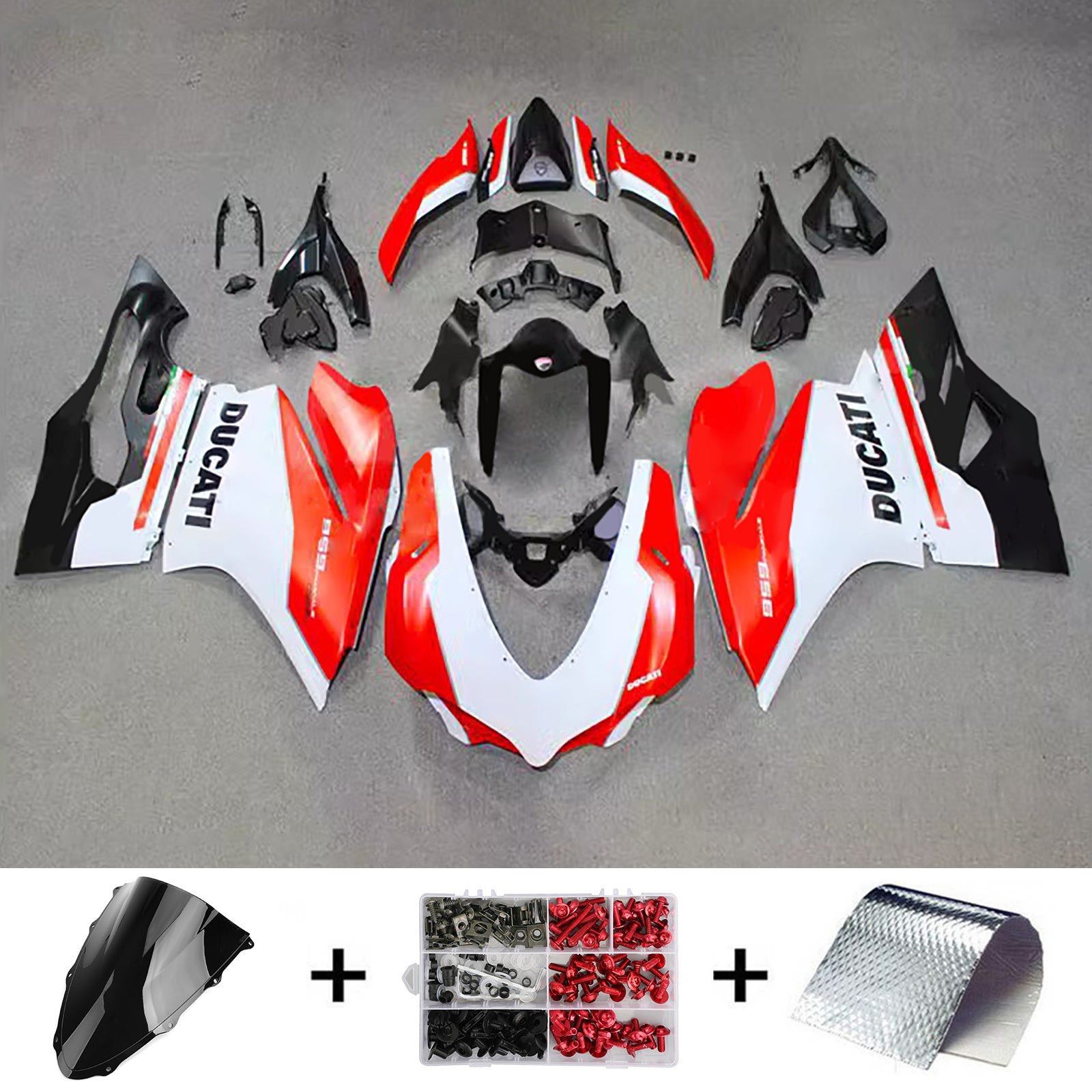 Kit de carenado de plástico ABS para Ducati 959 2015-2020