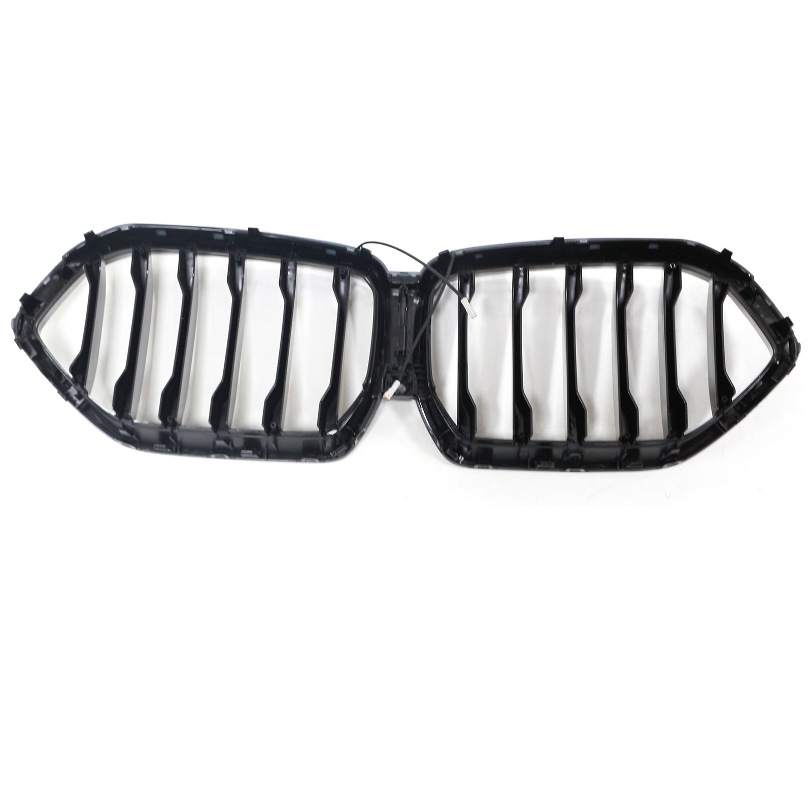 Grille de pare-chocs avant noire pour BMW X6 G06 M60i 2023-2025 avec trou pour caméra