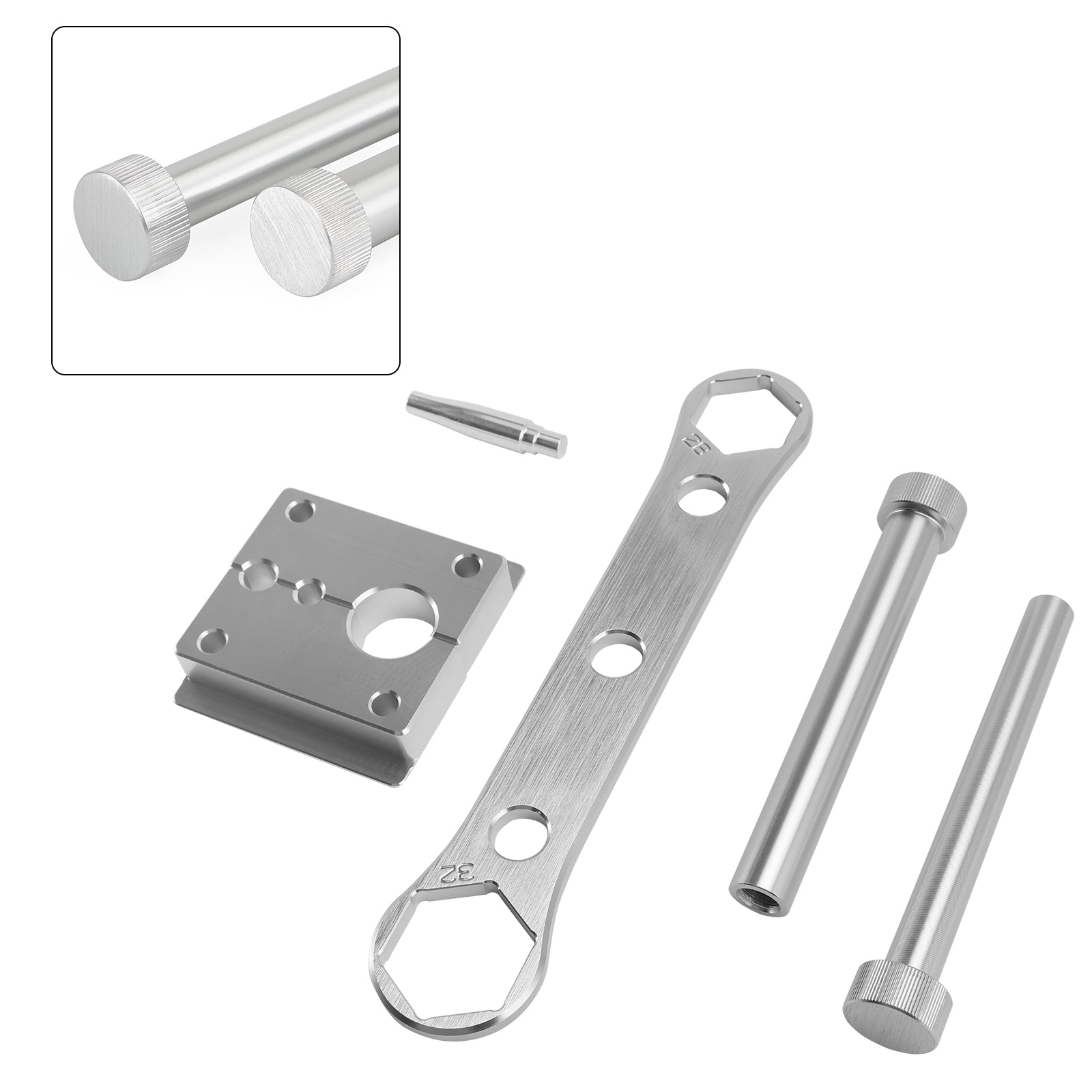 & 40 - Pour la reconstruction/l'étanchéité GRIP2 38 Kit d'outils d'entretien pour fourche FOX GRIP - compatible avec 36