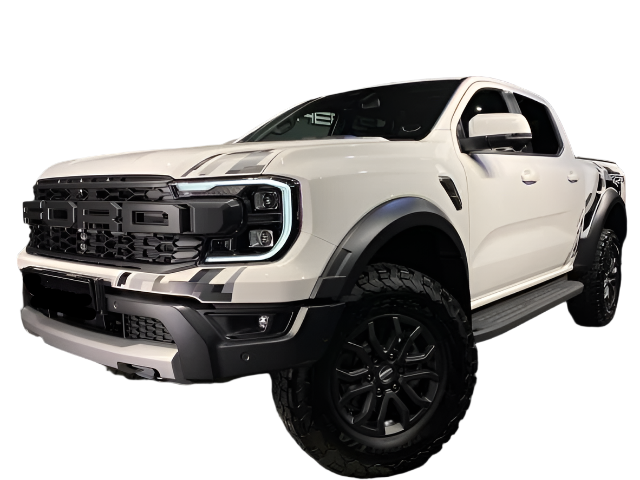 Sprednji odbijač Ford Ranger Next Gen T9 2023-2024 Črna mreža z belo LED lučjo