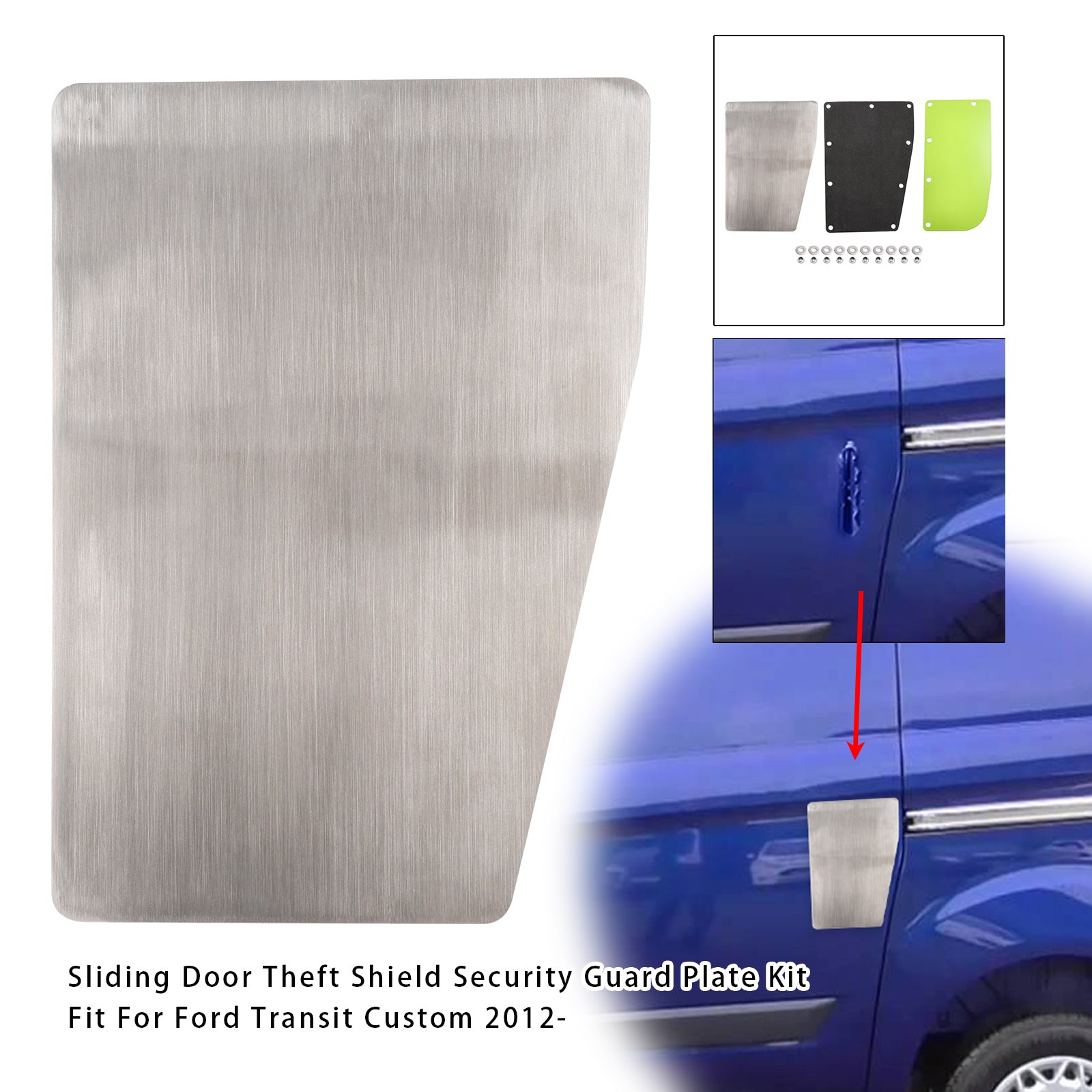 Kit de protección antirrobo para puerta corredera Ford Transit Custom 2012+