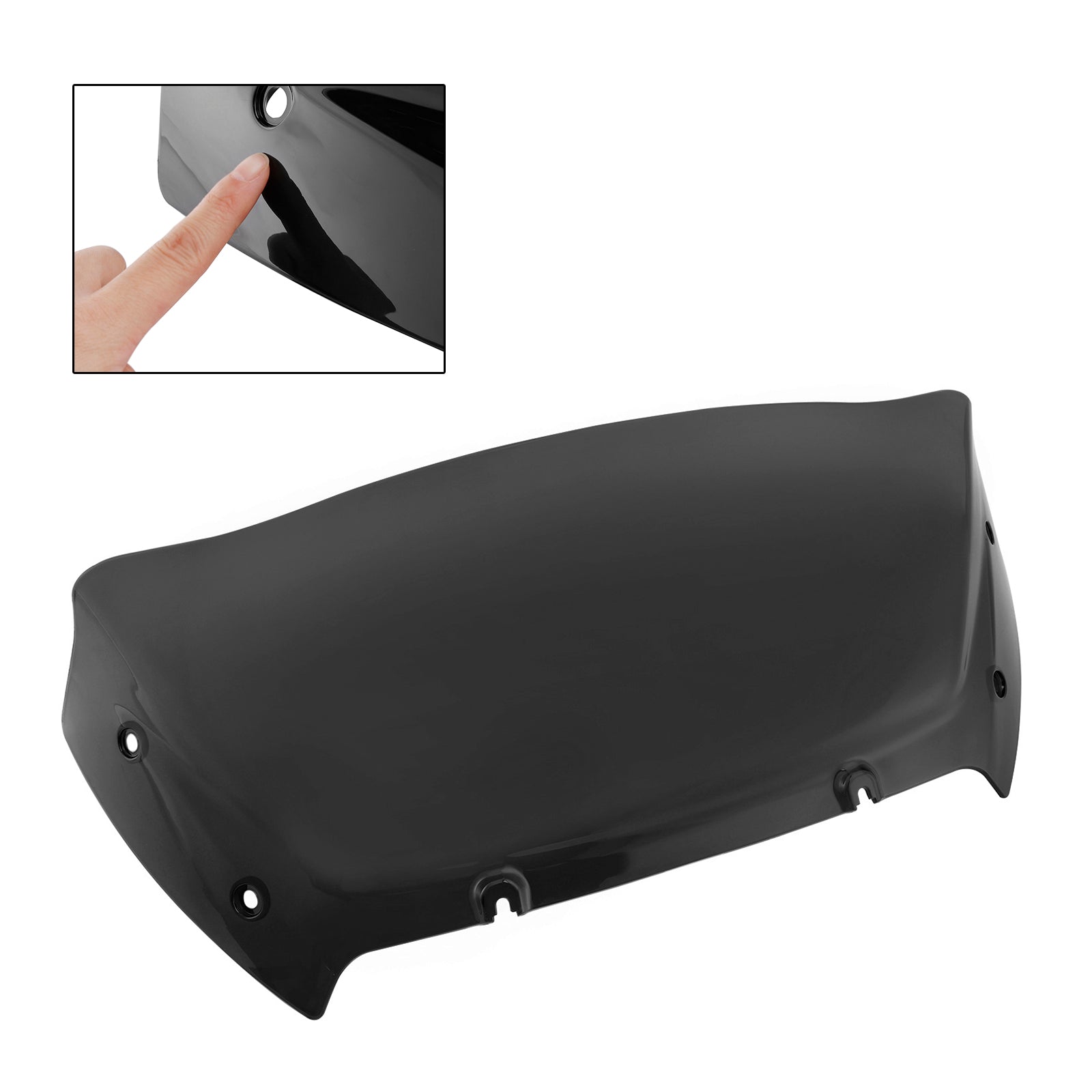 Vetrobransko steklo 9""za Touring Street Glide CVO 117 121 2023–2024"