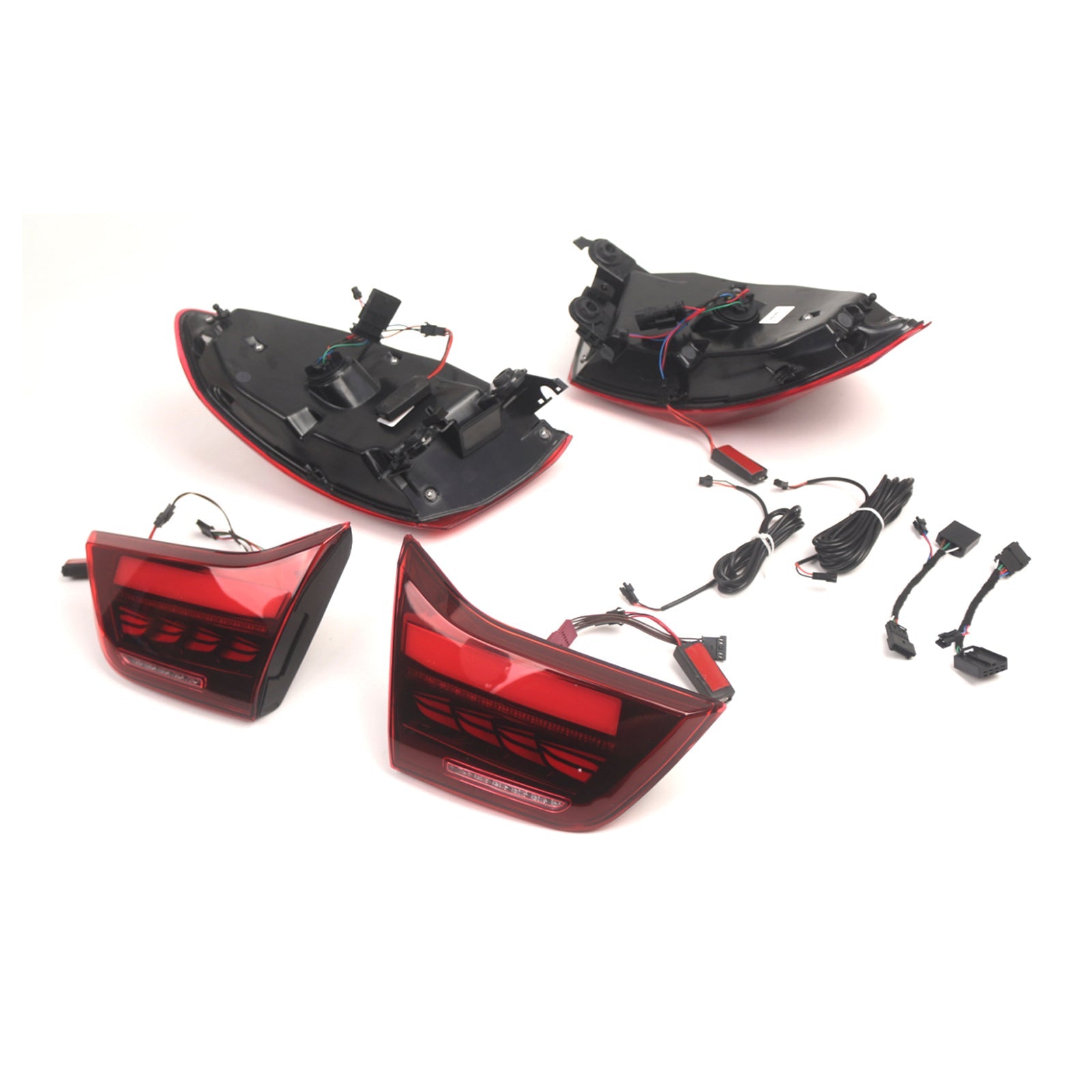 Punaiset LED-takavalot vasemmalle ja oikealle BMW F36: lle (Gran Coupé/Cabriolet) 2014-2020, takavalojen kokoonpano 63217296100 632172960999