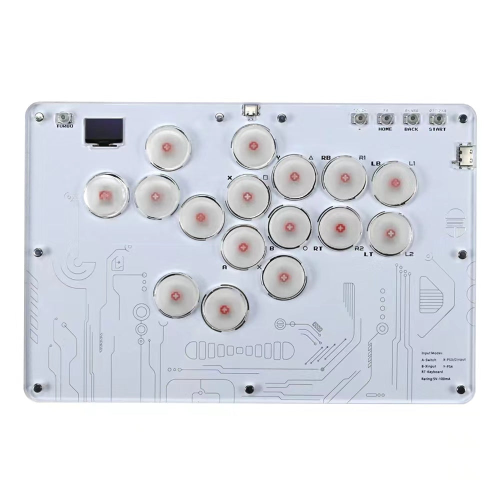 HITBOX hitbox Tastiera da combattimento Joystick arcade Pulsanti avanzati Tastiera Street Fighter 6 Steam Raspberry Pi