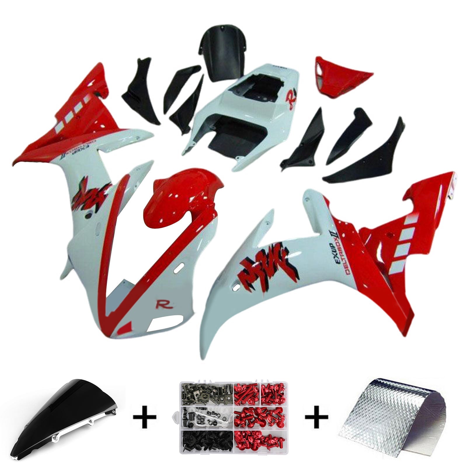 Kit carenatura iniezione Yamaha YZF 1000 R1 2002-2003 Carrozzeria in plastica ABS
