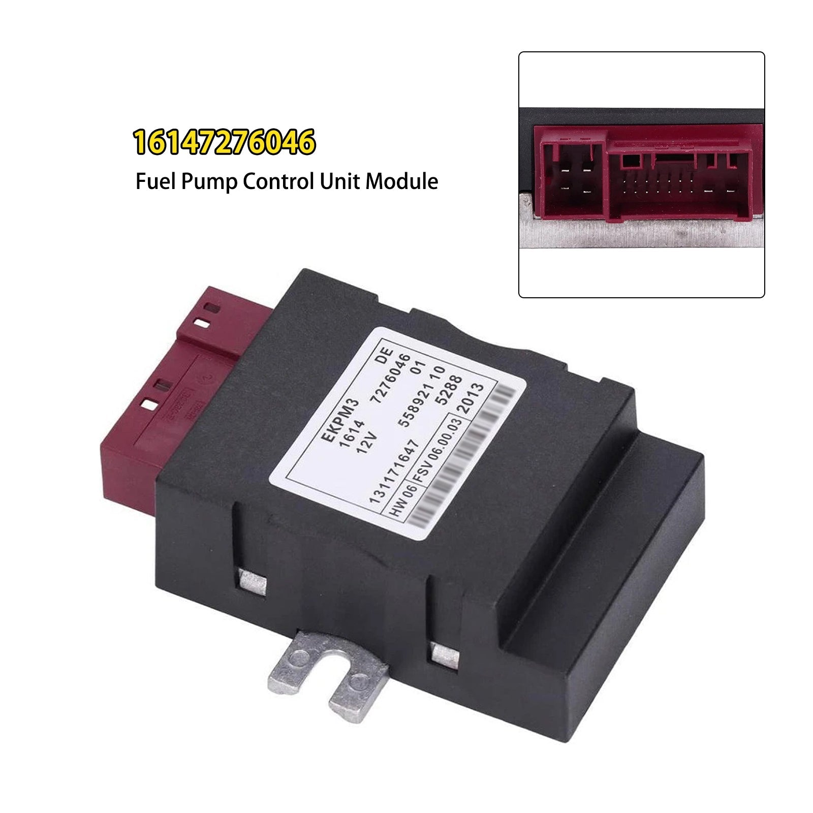 Module de commande de pompe à carburant pour BMW Série 1 3 X1 X5 X6 Z4 E70 E90 16147276046