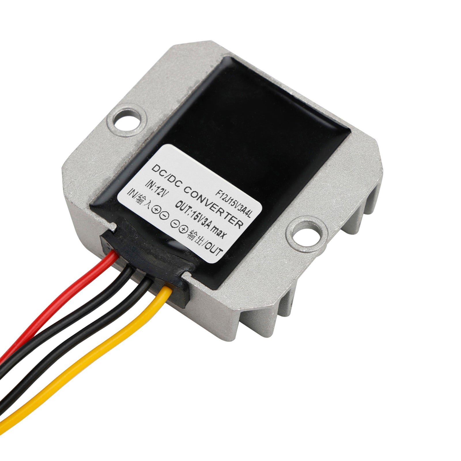 Convertisseur régulateur d'alimentation élévateur étanche DC 12 V à 15 V 3 A 45 W