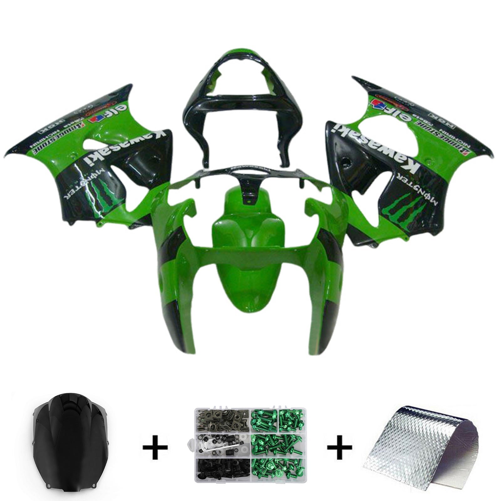 2000-2002 Kawasaki ZX6R 636 2005-2008 ZZR600 komplet za vbrizgavanje avtomobilov