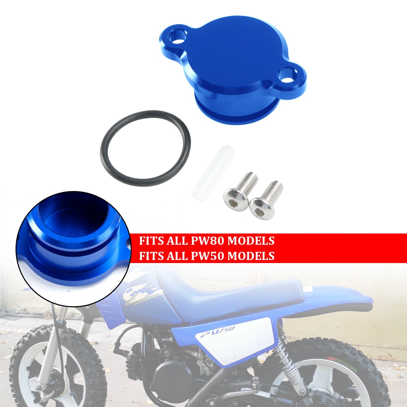 YAMAHA PW50 PW80 TOUS LES MODÈLES Pompe d'injection d'huile Supprimer le bloc de prise bleu