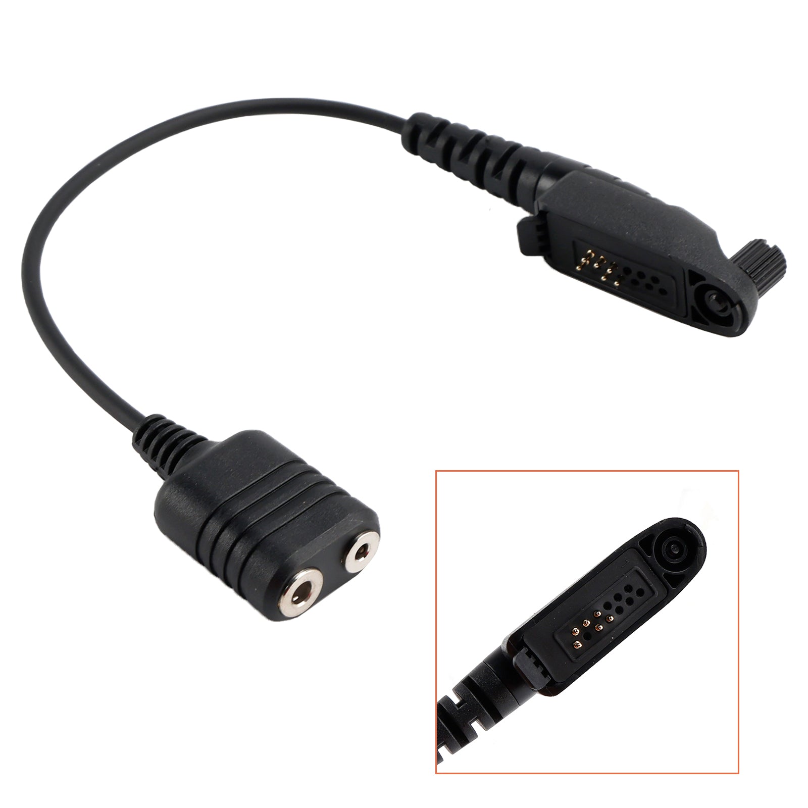 Cavo convertitore porta cuffie con interfaccia K per GP328plus, GP338plus, GP344 e GP388