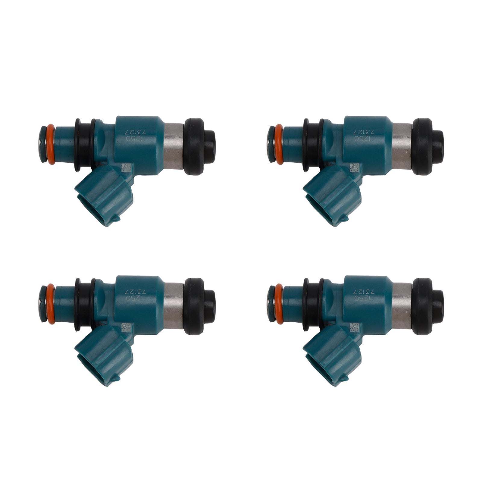 Inyectores de combustible compatibles con Honda CBR1000RR 08-23 y VFR1200F 2010-2017, número de pieza 16450-MFL-003 (paquete de 4).