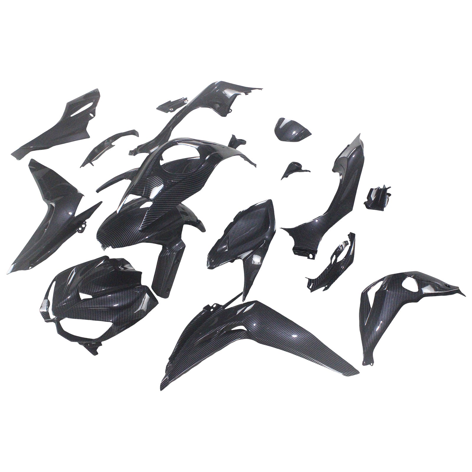 Kit de carénage en plastique ABS injecté compatible avec Kawasaki Z1000 2014-2017