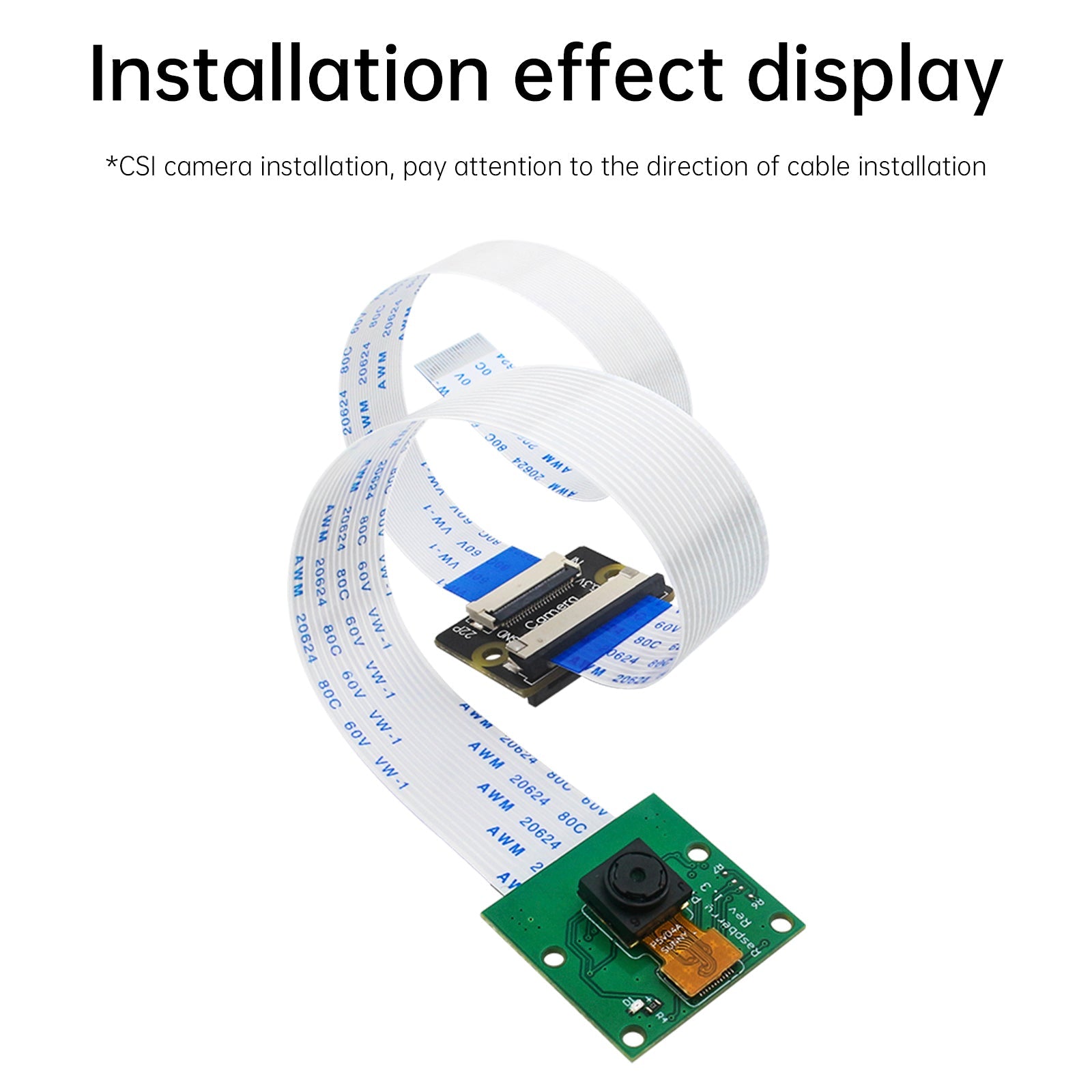 CSI CSI -camera -adapter voor Raspberry Pi 5e generatie/Pi Zero DSI -display
