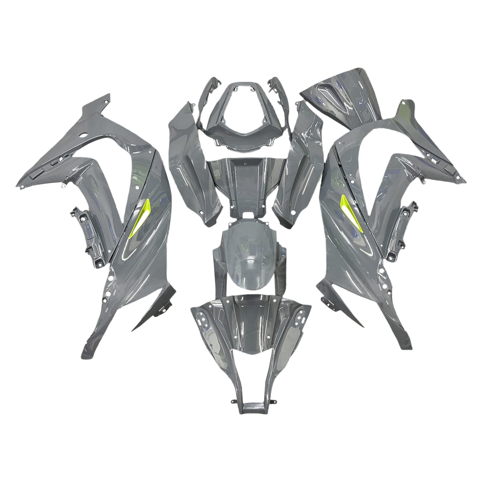 Kit de carénage par injection, carrosserie en plastique ABS pour Kawasaki ZX10R 2011-2015