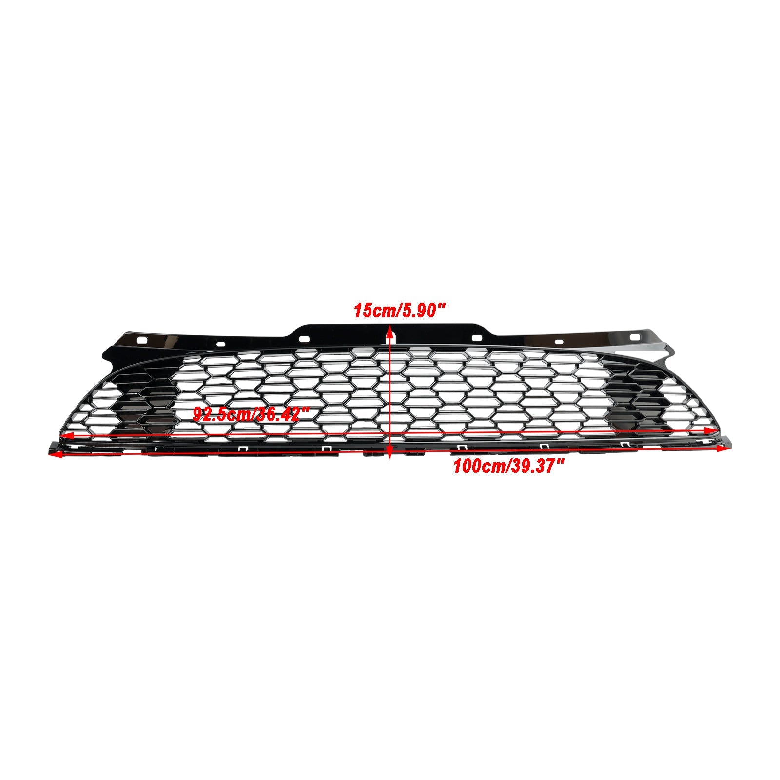 Glanzend zwarte voorbumpergrille voor MINI R59 Cooper S en JCW Roadster 2 deuren 2012-2015