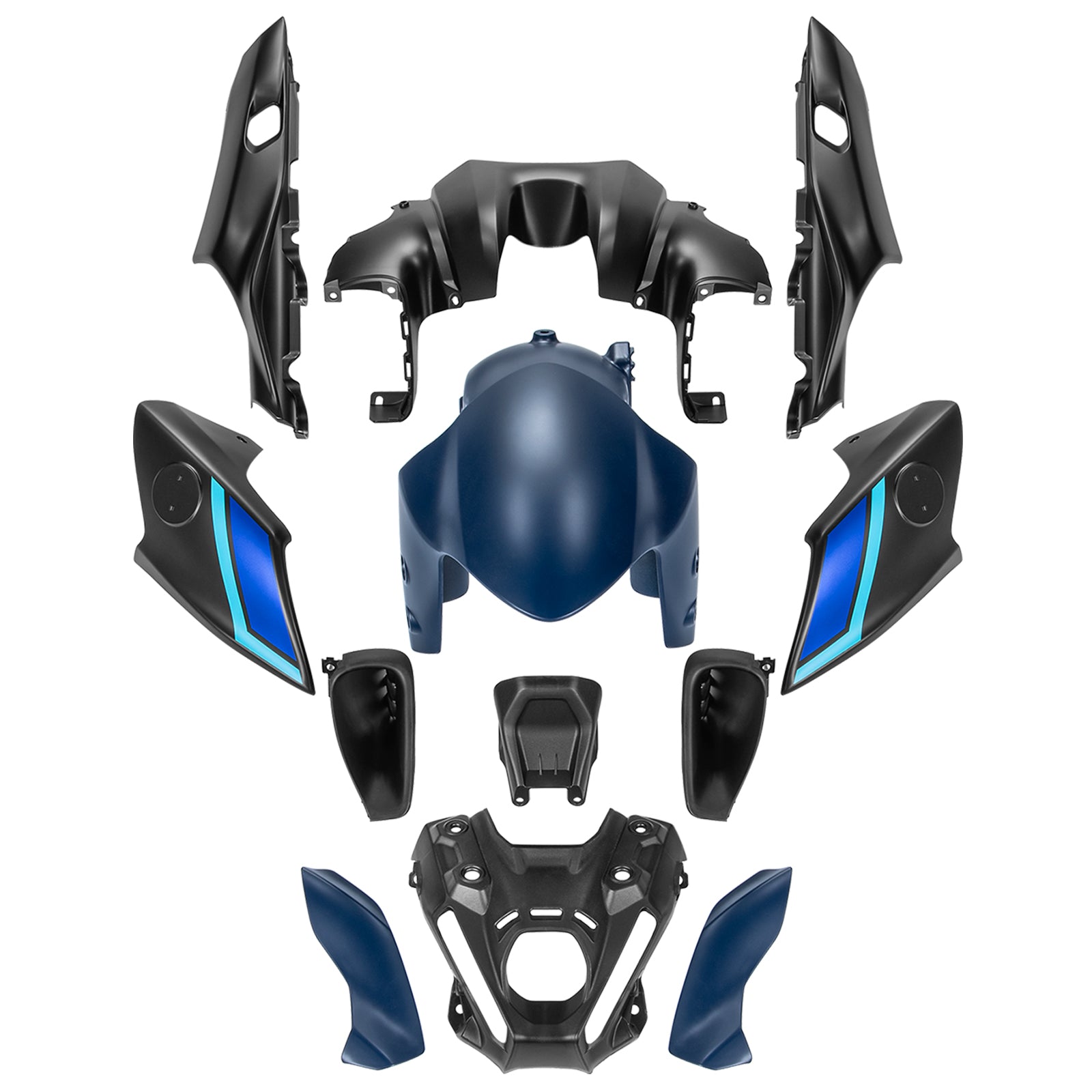 ABS Bodywork -kokouspaketin injektio Yamaha MT-09 / MT-09 SP 2021-2023 01#