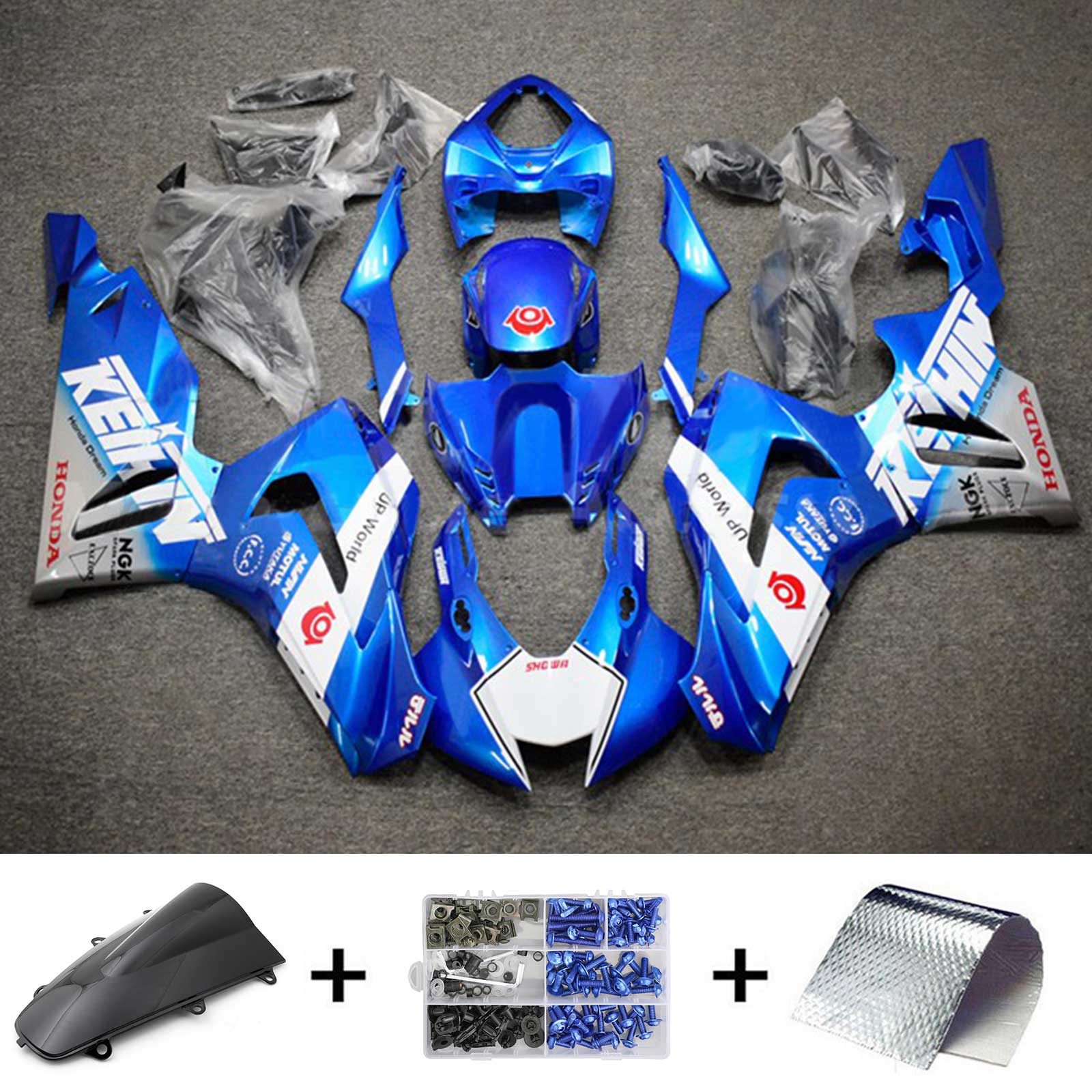 Komplet pomanjkanja, ki se vbrizga v ABS plastiko za Honda CBR1000RR-R 2020-2023