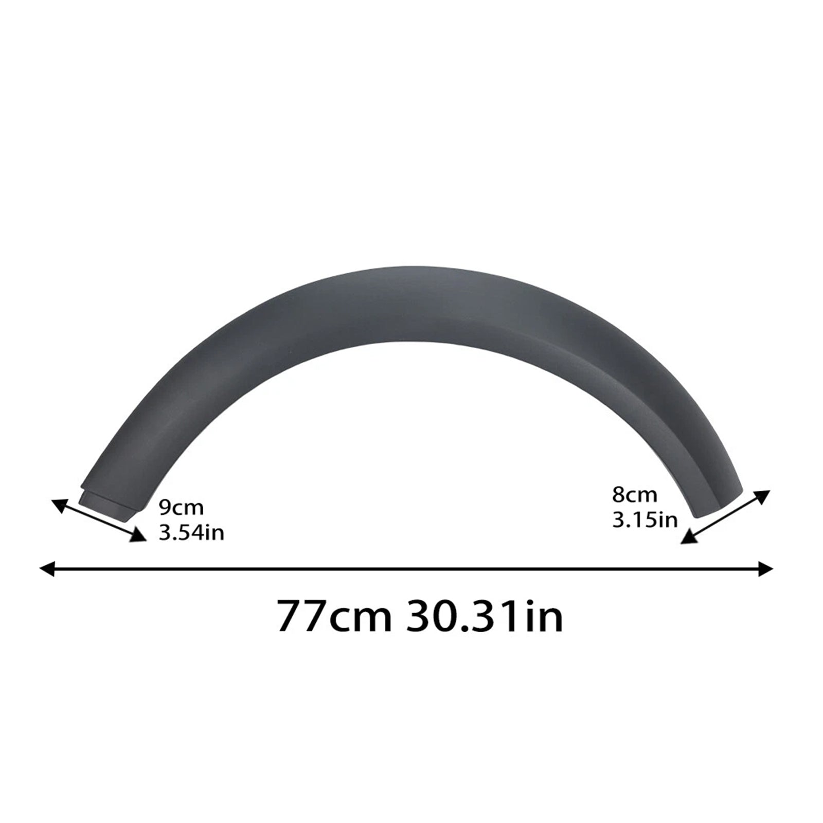 Garniture de passage de roue arrière gauche côté conducteur 51131505869 pour Mini Cooper 2002-2008
