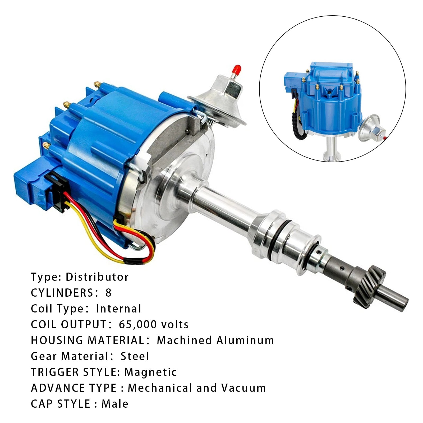 Modulo Bobina Accensione 65 000 kV 7 500 giri/min per Ford 351C, 351M, 400, 429 e 460