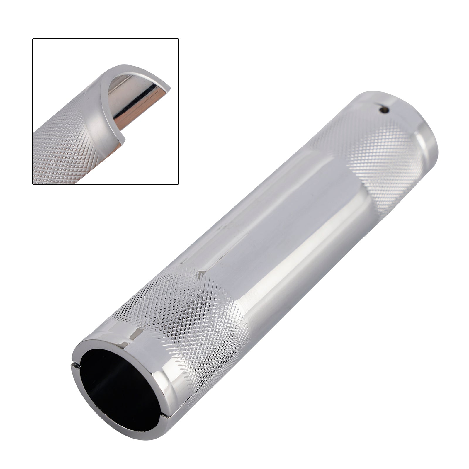 Kromirani krmilni adapter s premerom od 1" do 1,25" za Dyna Road Glide Road King