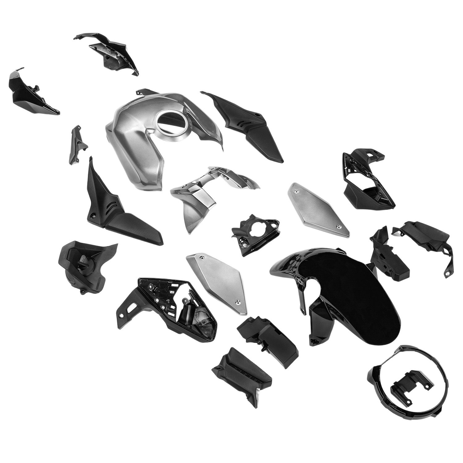 Carénage de moulage par injection en plastique ABS adapté pour Honda CB 650 R CB650R 2021-2023 03#