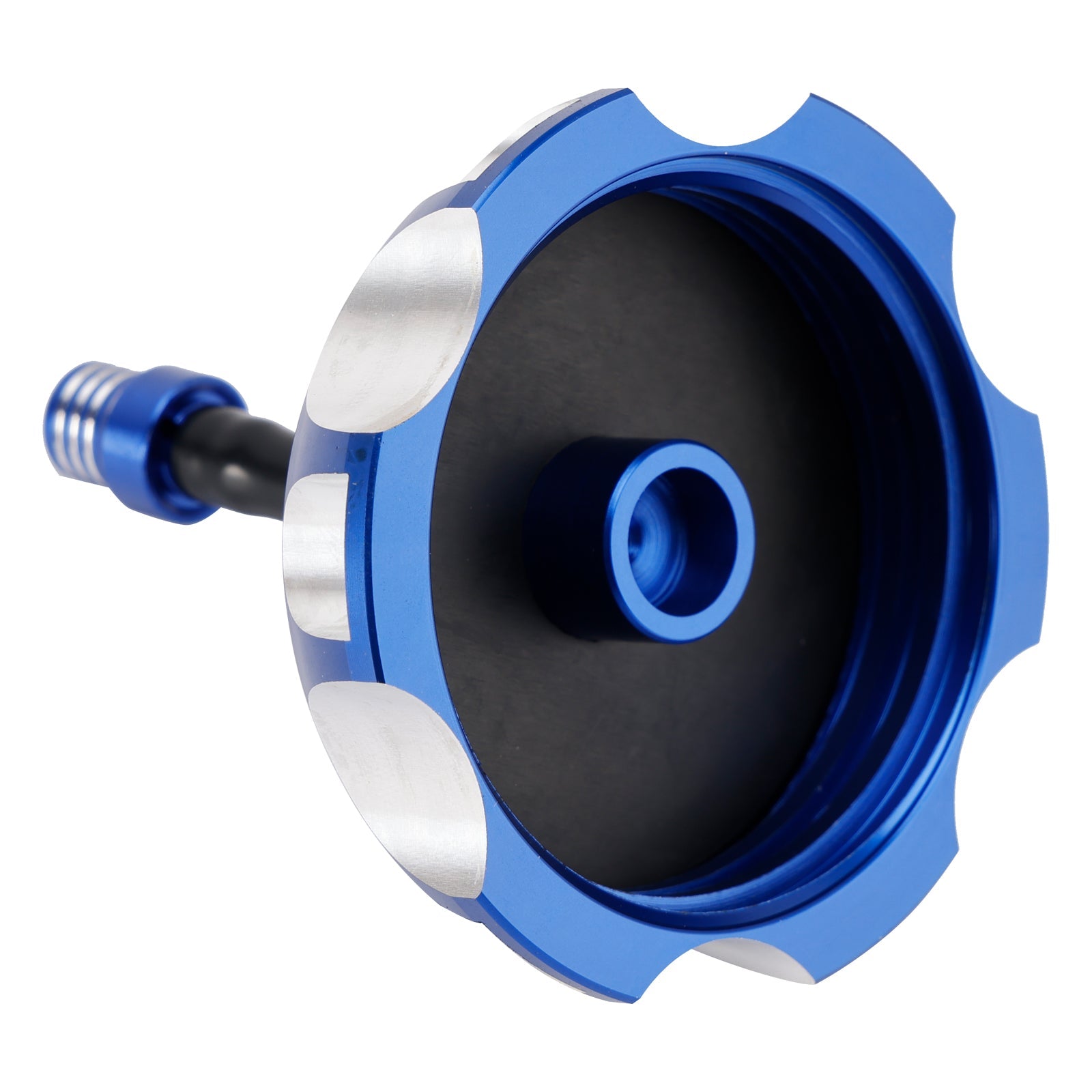 Bouchon de réservoir d'essence CNC avec évent bleu pour Suzuki DRZ125 RMZ250 DRZ LTZ 250 400 LTR450