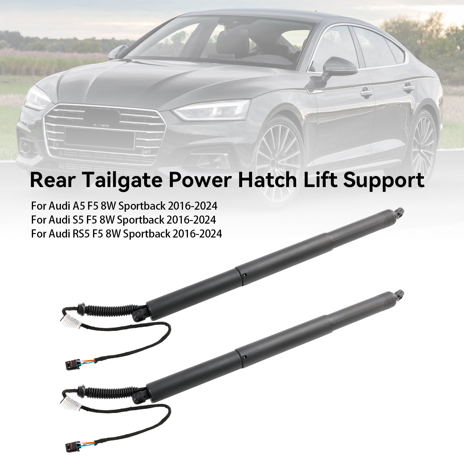 Električno dvigalo prtljažnih vrat 2 kosa Audi S5 F5 8W Sportback 2016-2024 8W8827851 8W8959107