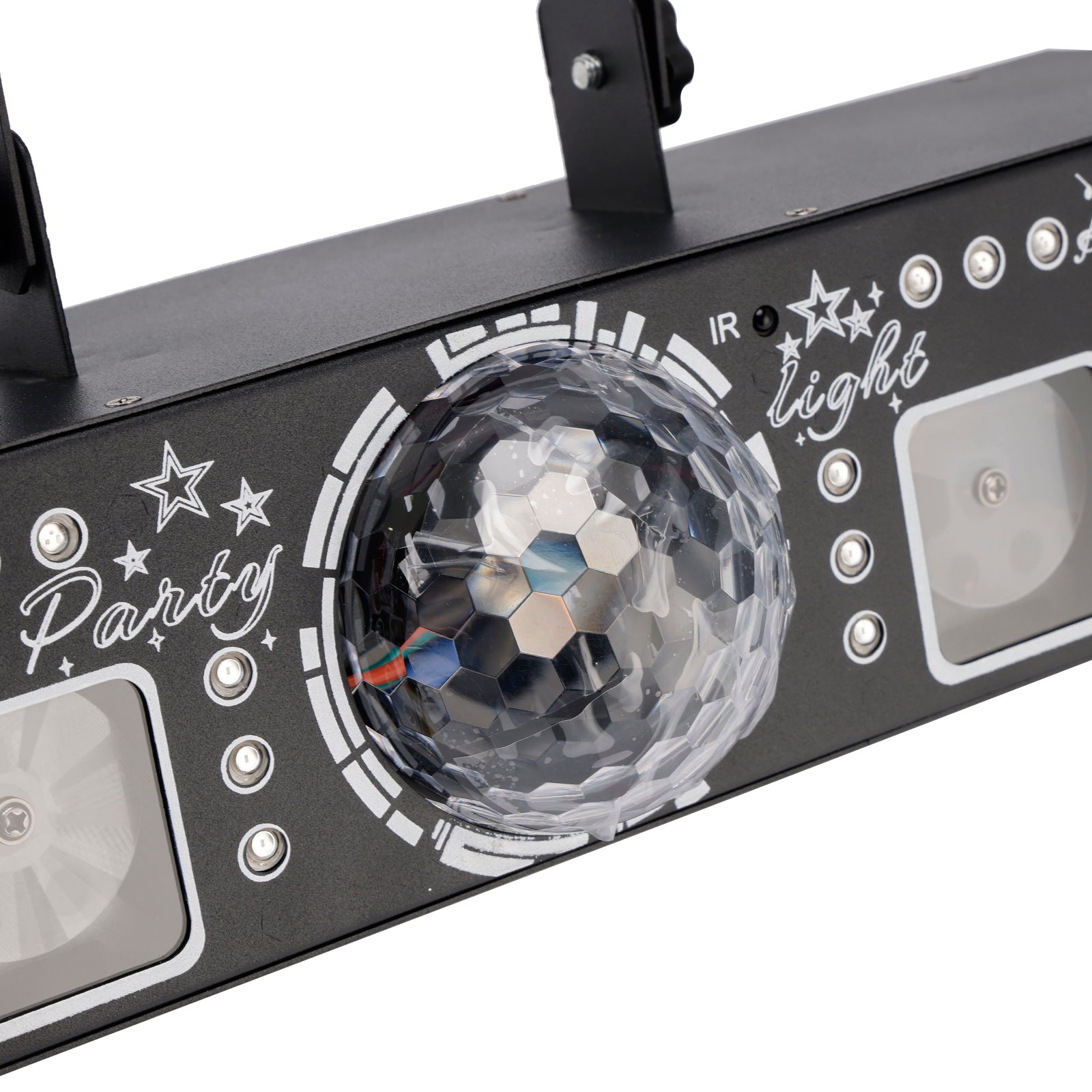 Projecteur laser magique 5 en 1 à 96 images avec stroboscope UV et télécommande