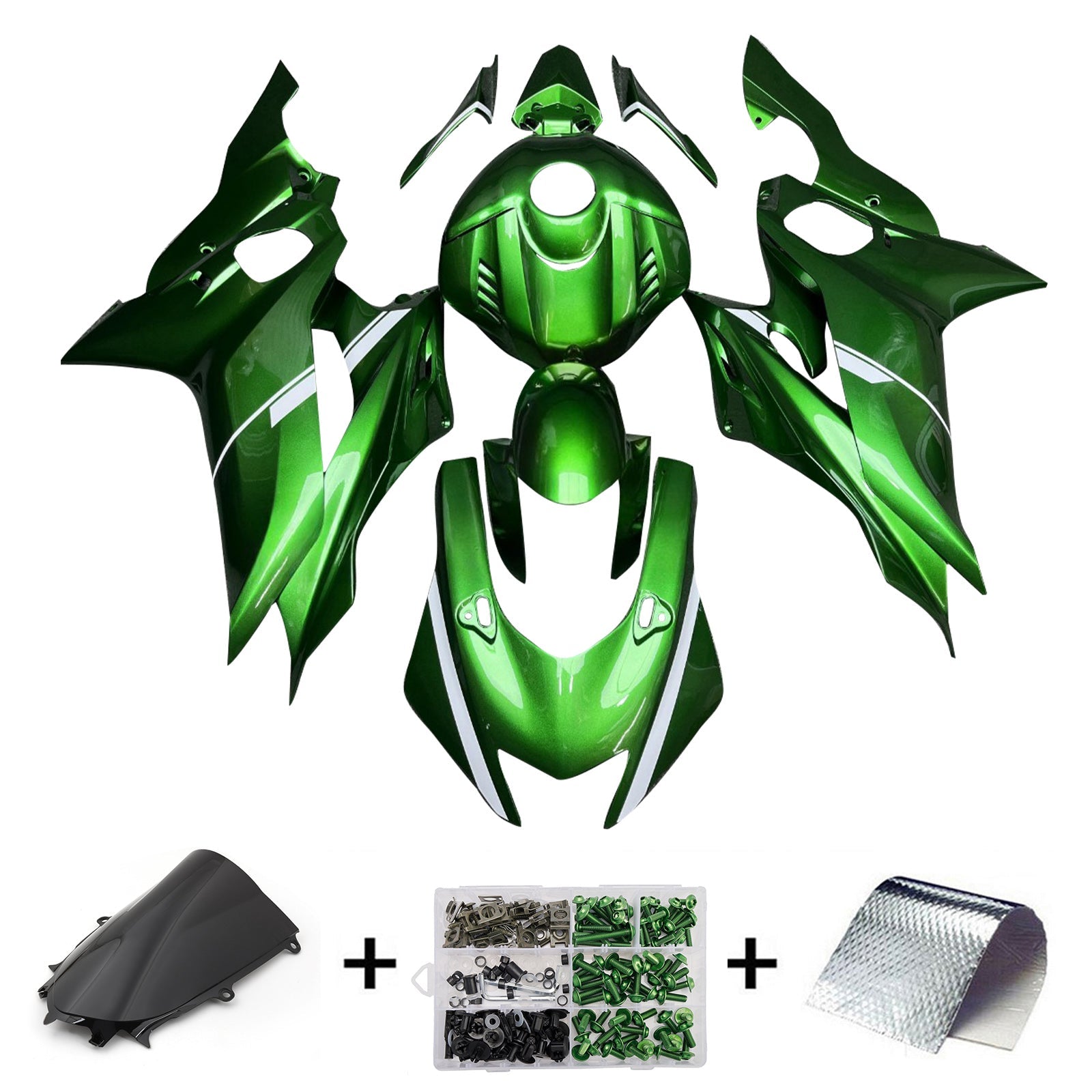 Kit carena iniettata in plastica ABS per Yamaha YZF-R6 2017-2023