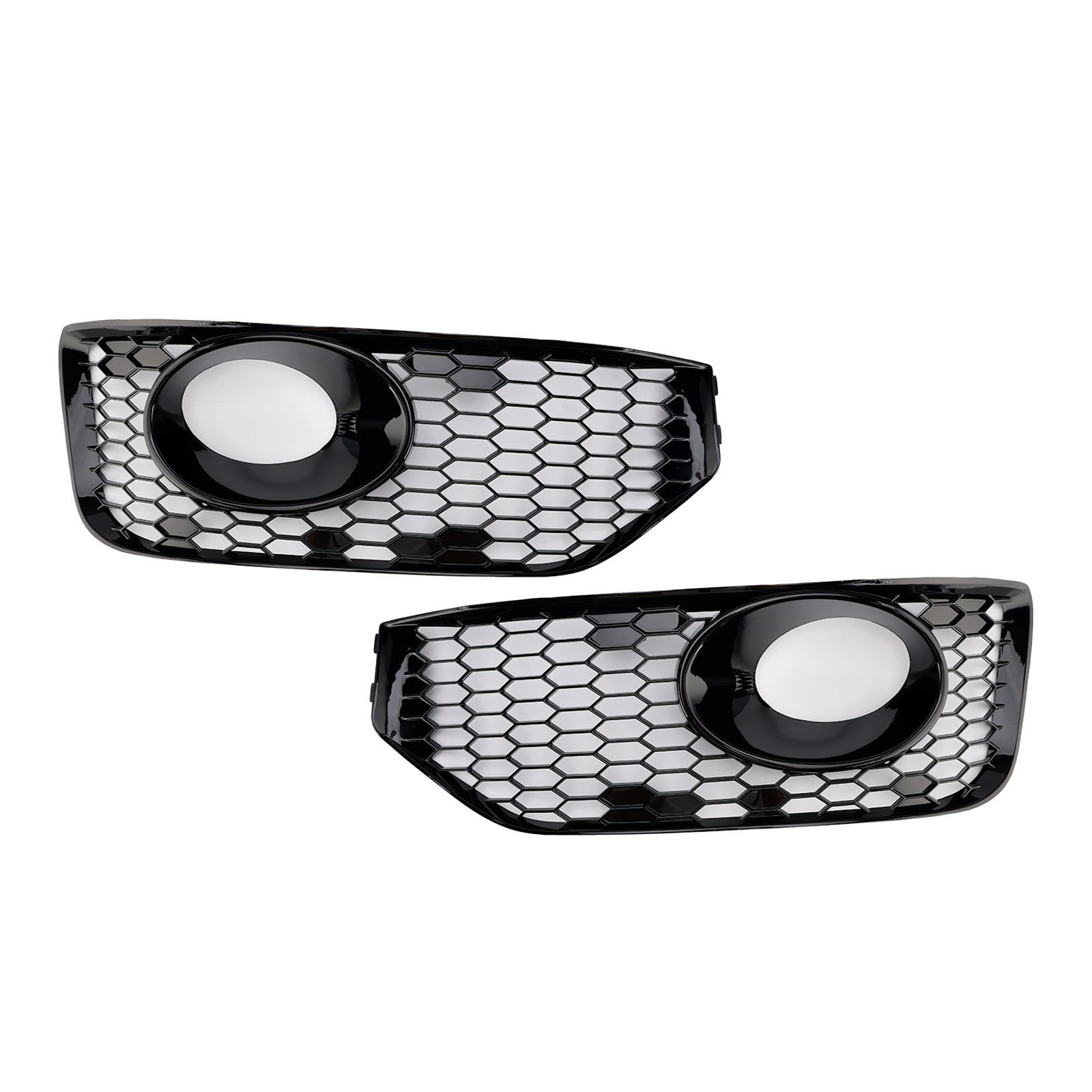 Grid protectora para luces antiniebla para VW T5.1 S-Line 2010-2015, Black Bright
