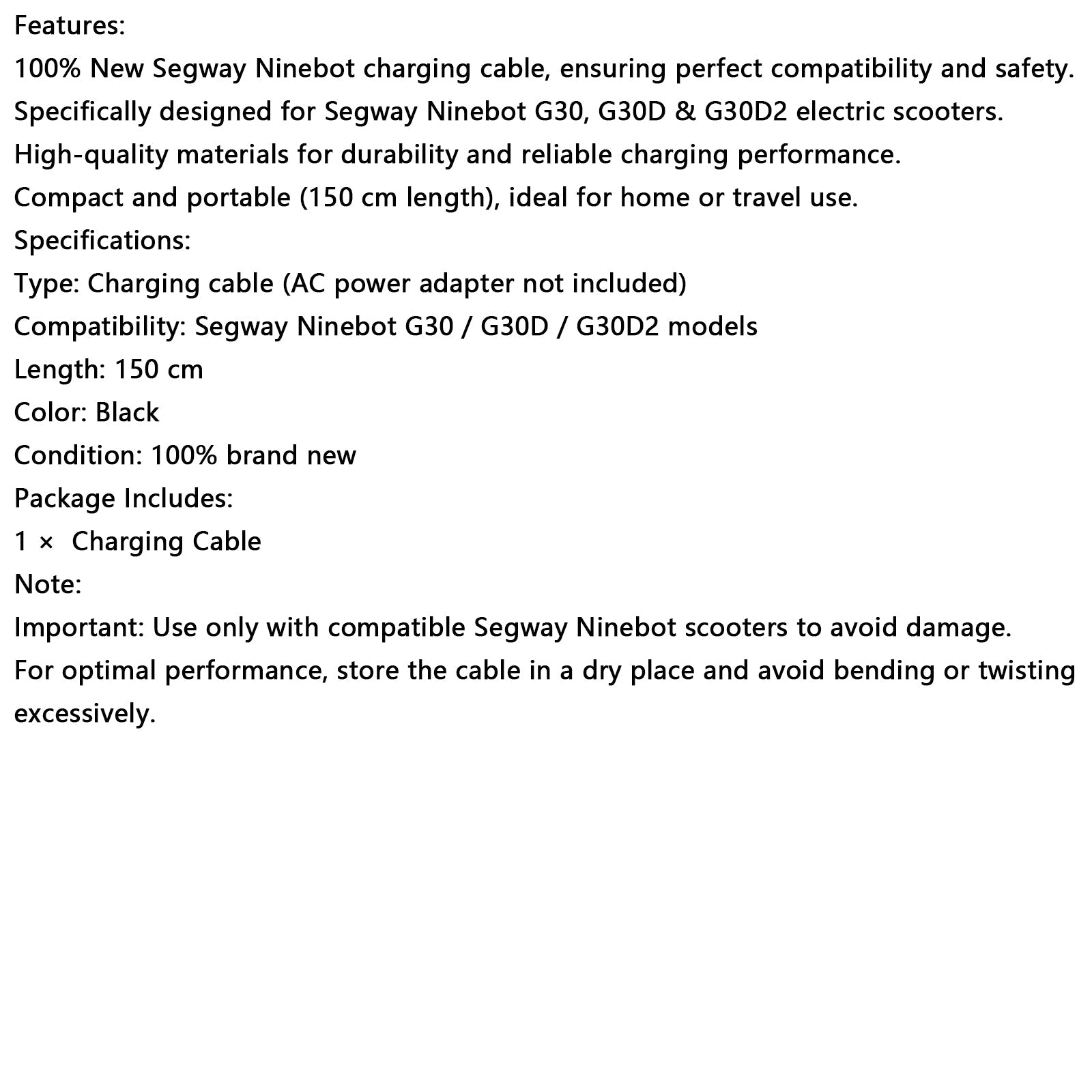 Nalaganje kabla za električni skuter Segway Ninebot Max G2/G30/G30P/P65/P100S