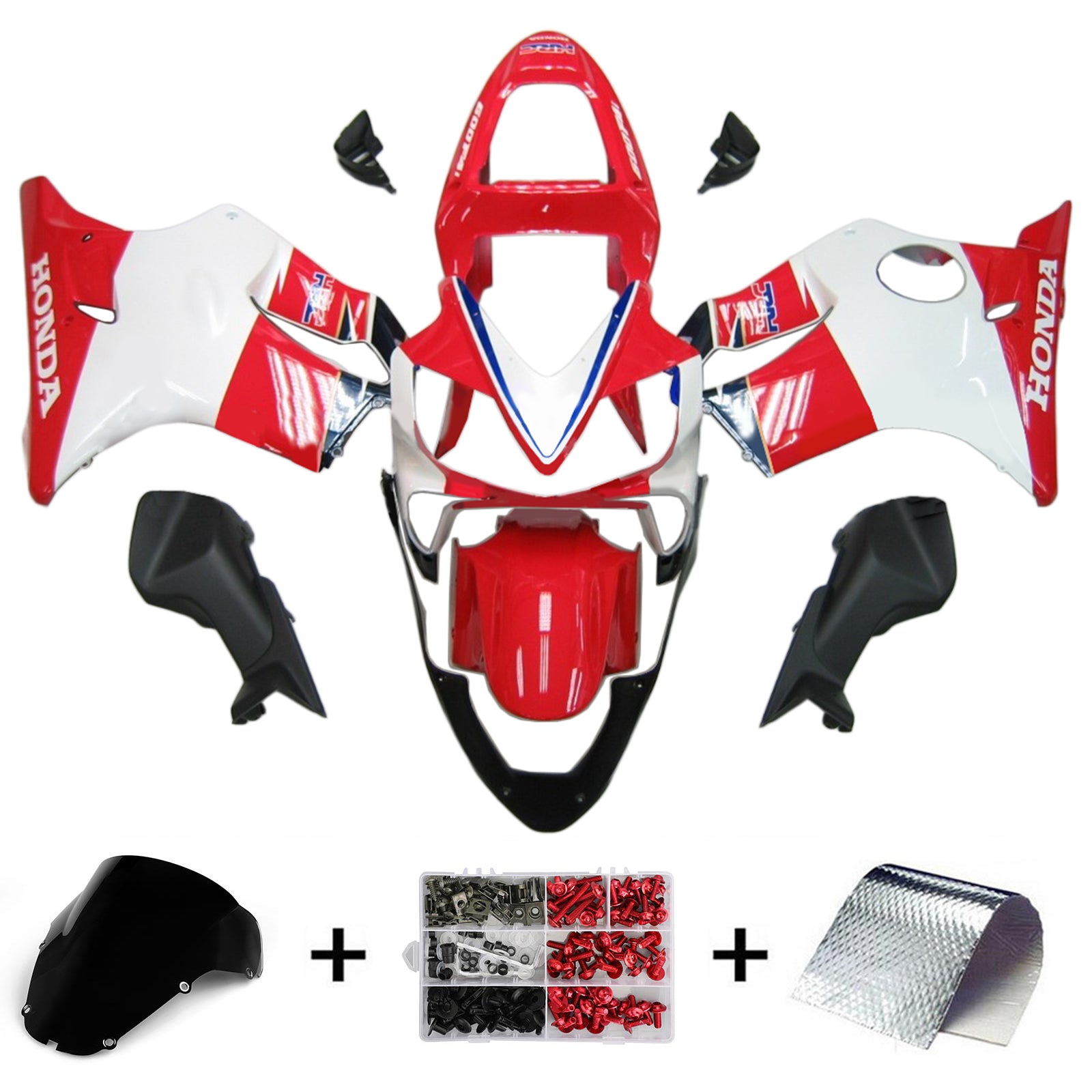 Injectie kuipkit, ABS Plastic Body voor Honda CBR600 F4I 2001-2003