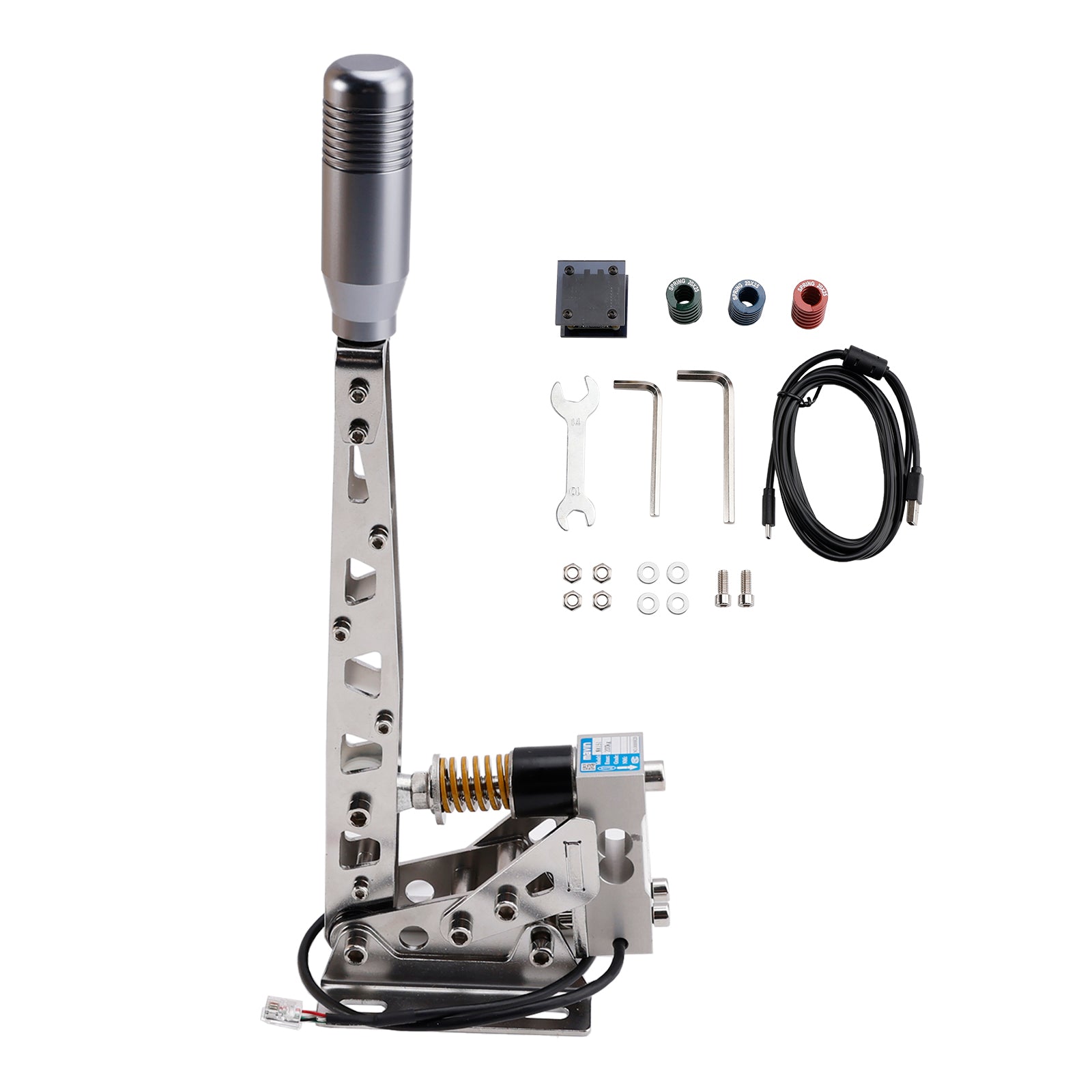 Jeu de course avec frein à main USB 64 bits, cellule de charge 200 kg, pour Logitech G29/G27/G25