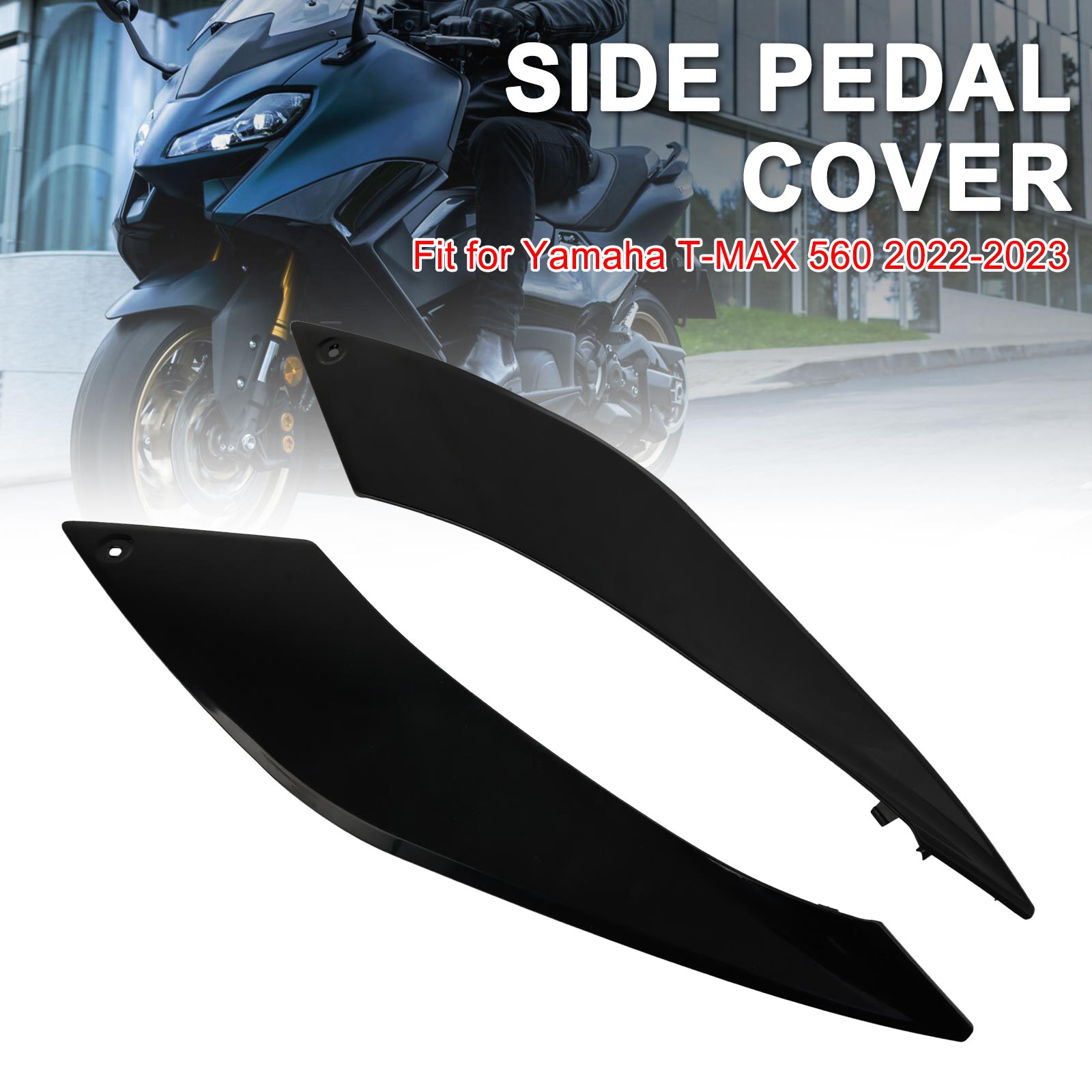 Capot de carénage de panneau de couvercle de pédale latérale non peint pour Yamaha T-MAX 560 2022-2024