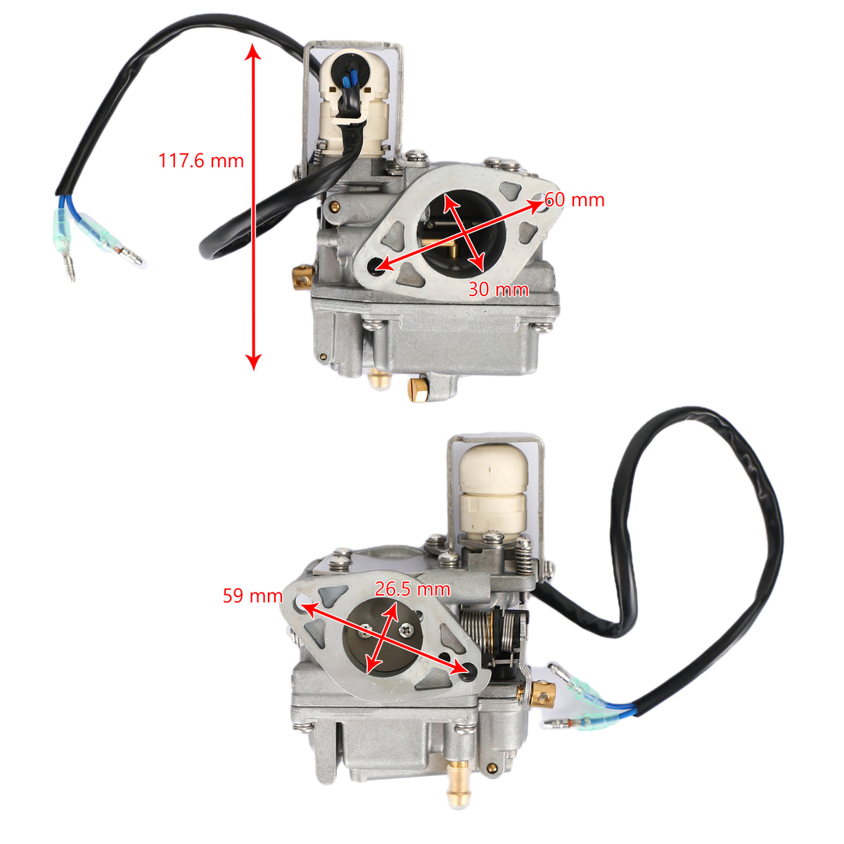Carburatore per fuoribordo Yamaha 4 tempi F20 07-18 6AH-14301-00 6AH-14301-01