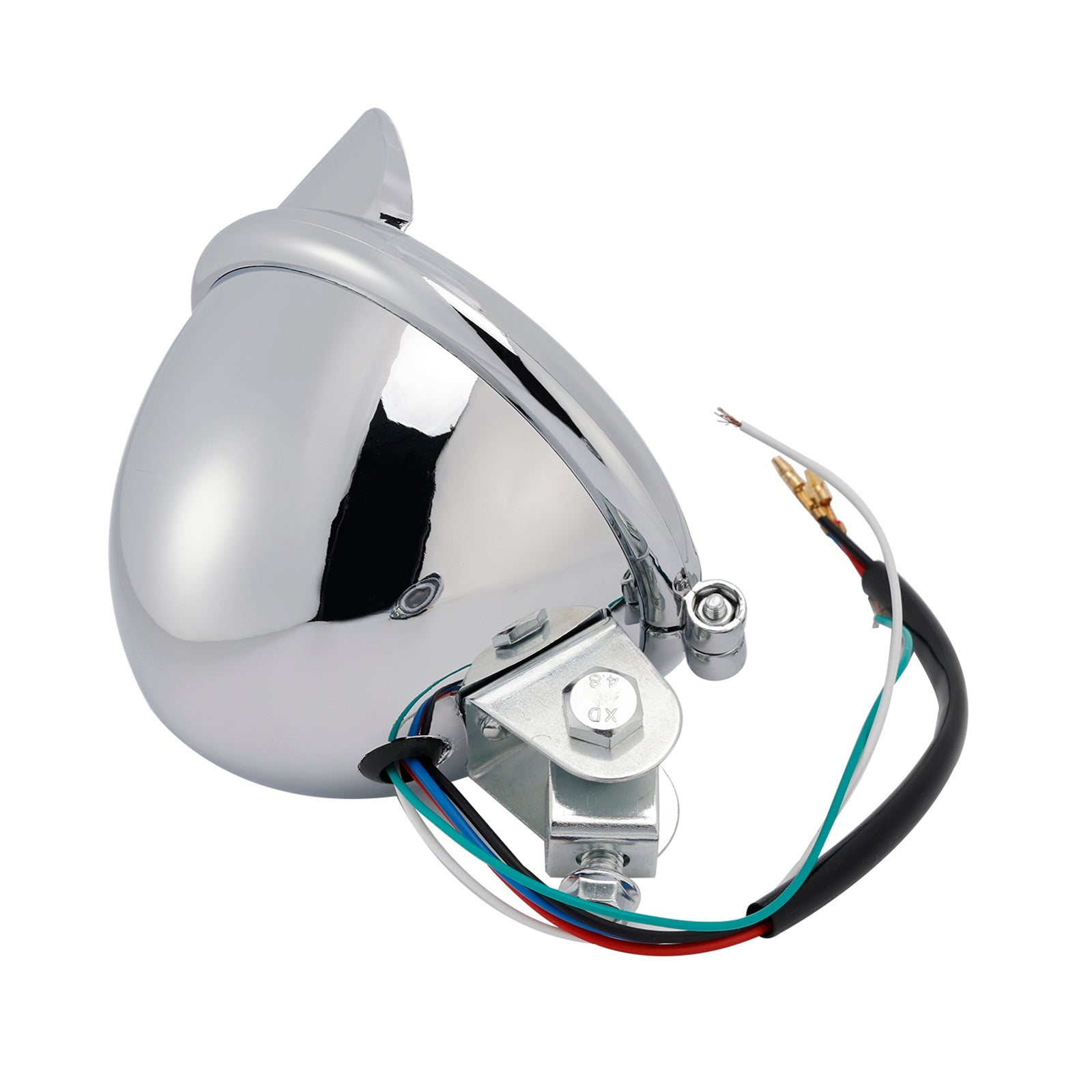 Gepersonaliseerd verchroomd chroom mist licht, compatibel met racer-, bobber- en chopper -modellen, N ° D17