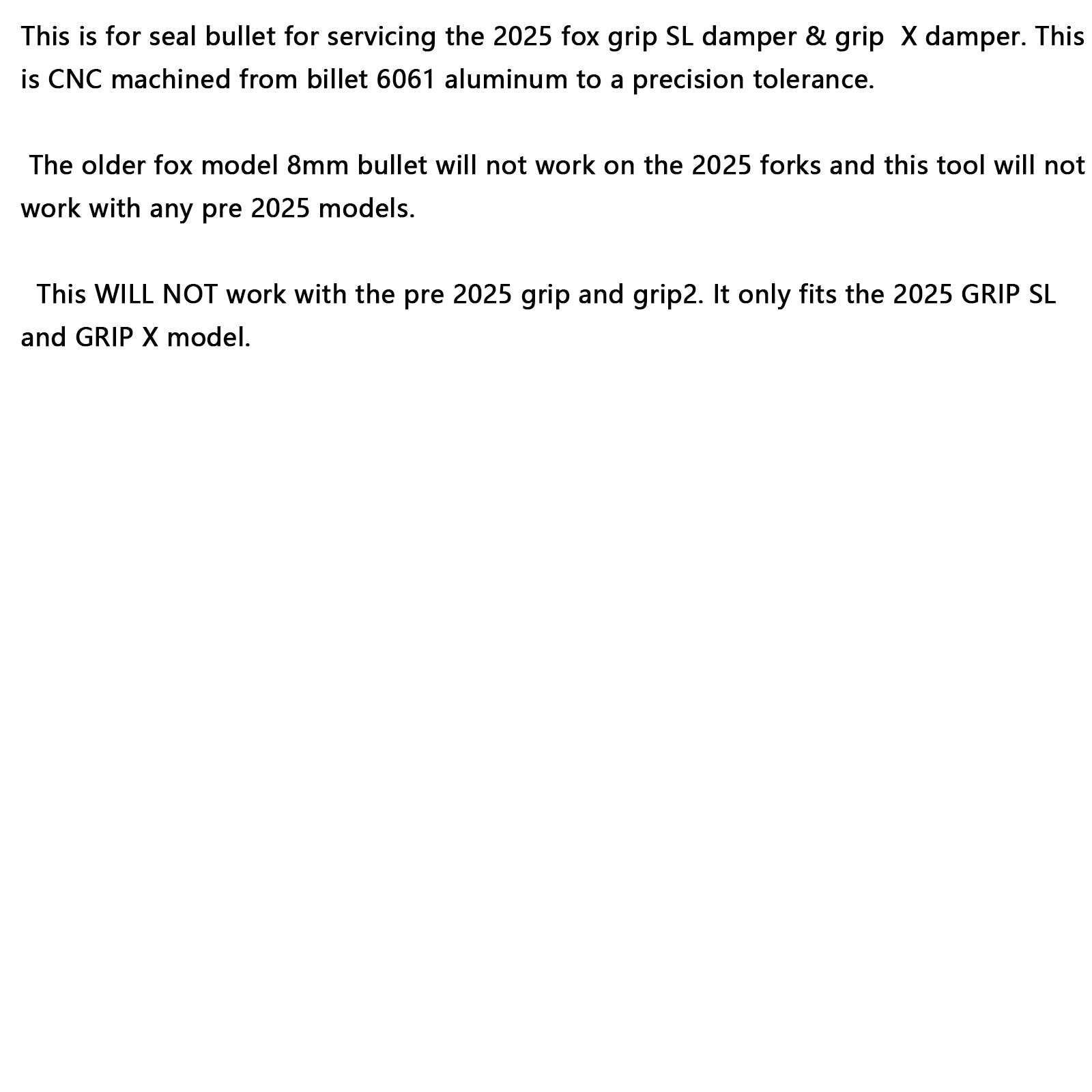 SL in Grip X Shock Absorber Cartridor za vzdrževanje/rekonstrukcija FOX 2025