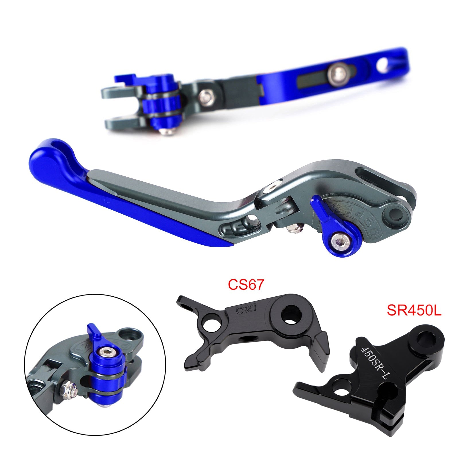 Levier de frein et d'embrayage réglable compatible avec VOGE DS900X 900DSX 2024-2026