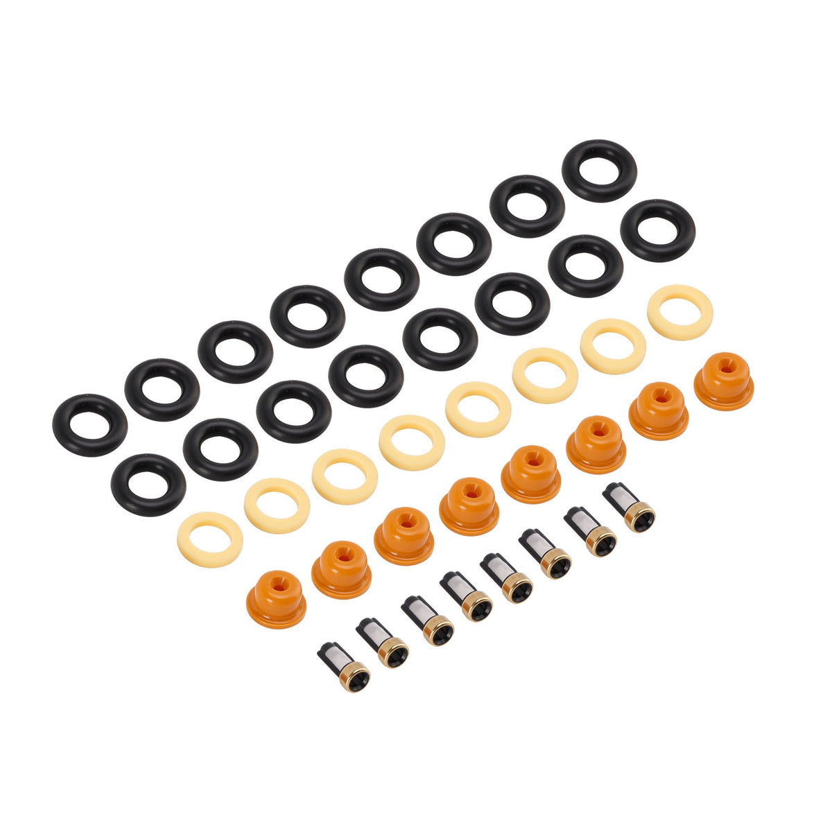 Junta tórica del inyector de combustible 280150947 compatible con Ford F-250 y F-350, motor V8 de 7,5 L, 1995-1997