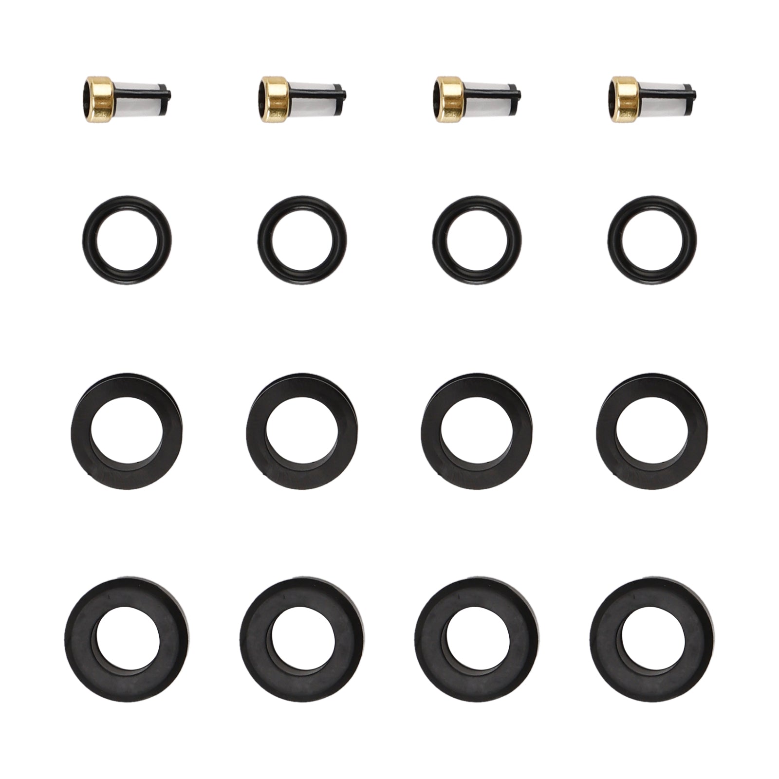 O-ring per iniettore di carburante rotante Mazda RX-7 FC 13B (1986-1991), 4 pezzi