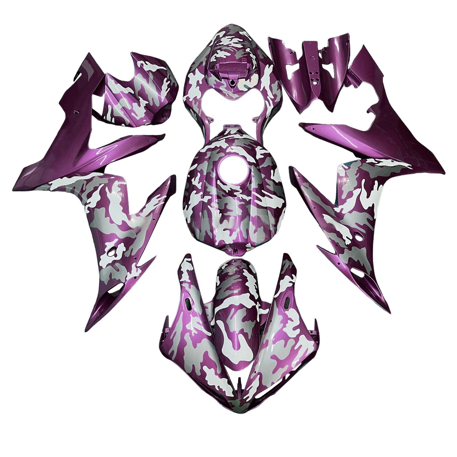 Kit carenatura iniettata in plastica ABS per Yamaha YZFR1 YZF-R1 2004-2006