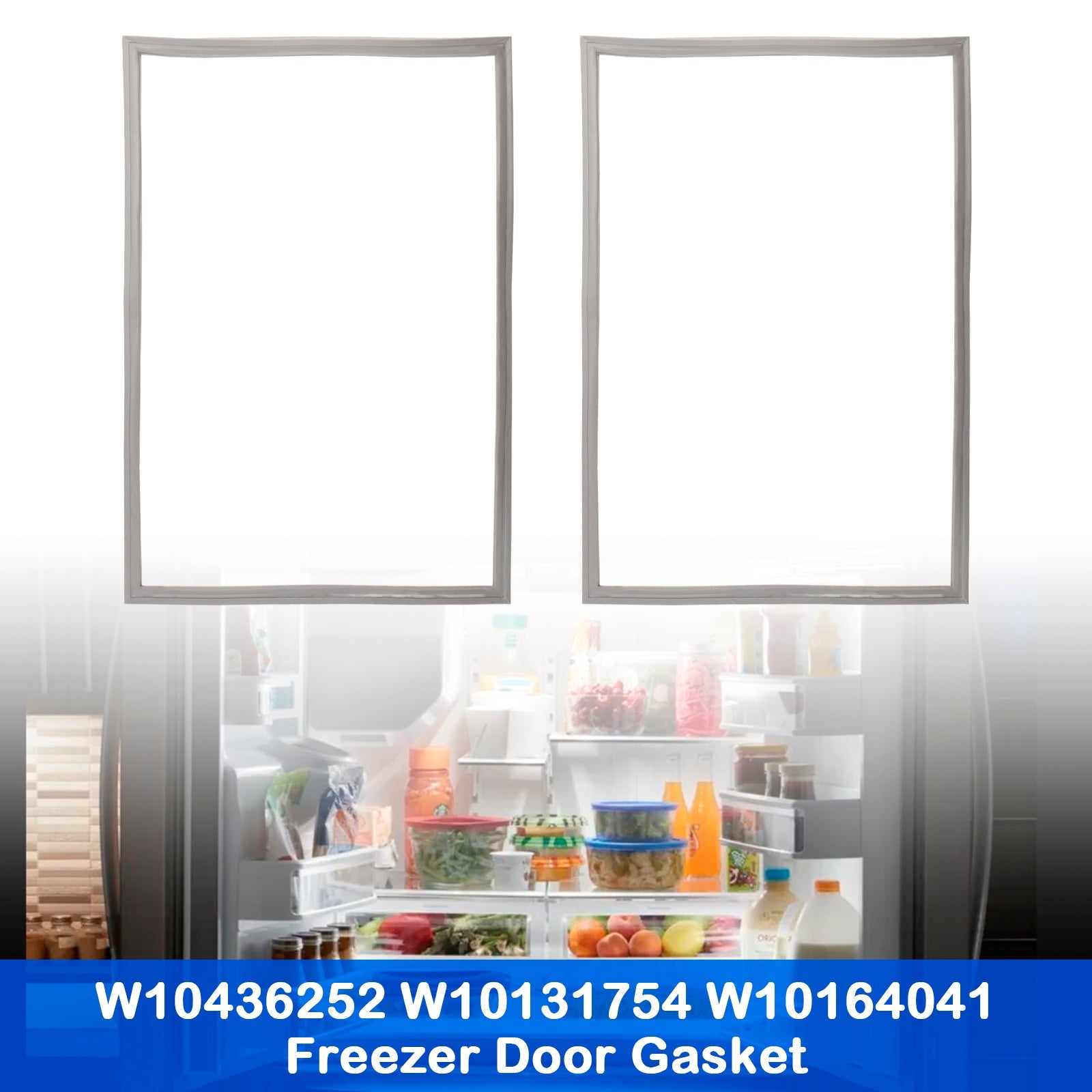 Congelador DA97-12522J Sello de puerta del congelador para Samsung AP5623489 3973455 (2 partes) Nevera