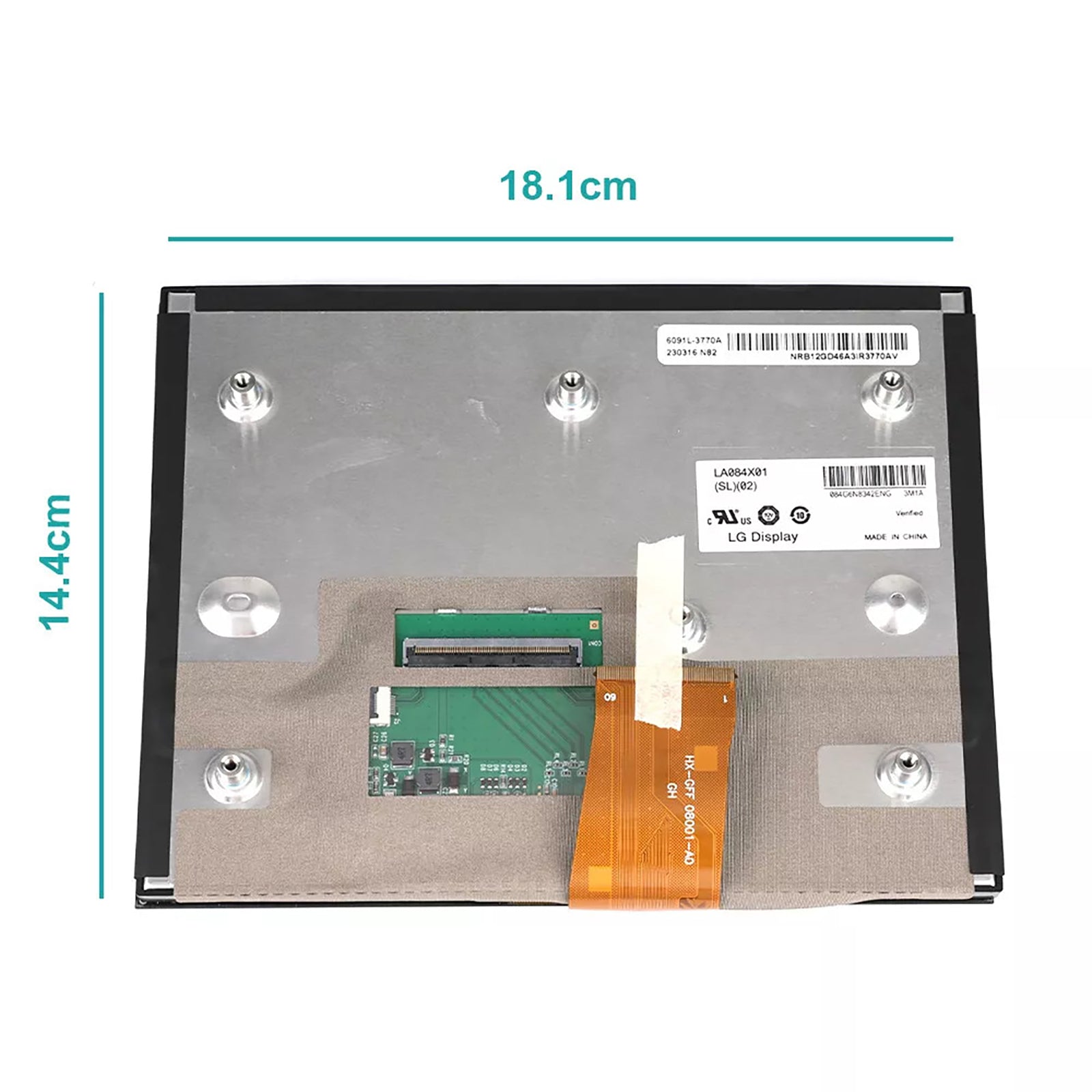 Écran tactile LCD Uconnect 8,4" pour JEEP COMPASS 2018-2020 LA084X01